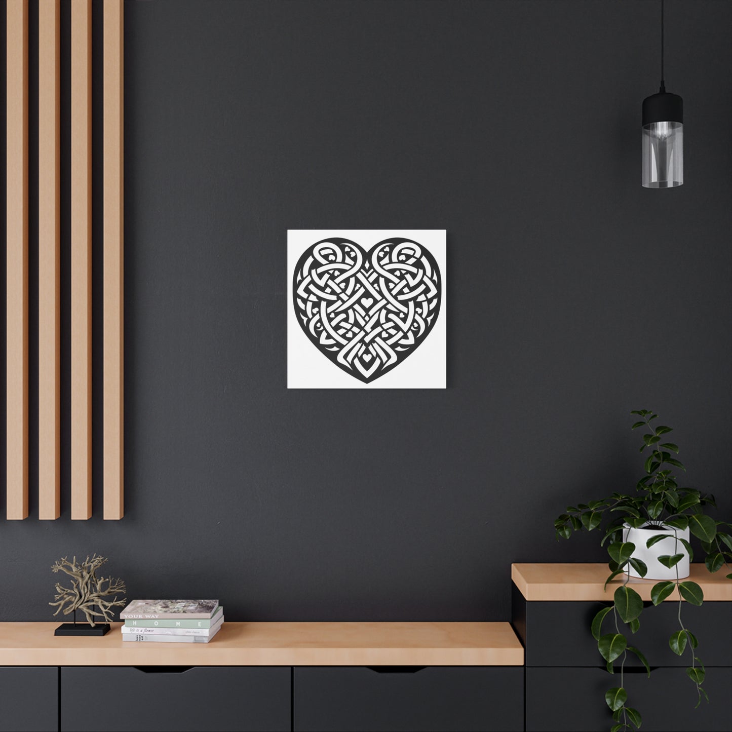 Celtic Valentine Canvas - InkLovePrint
