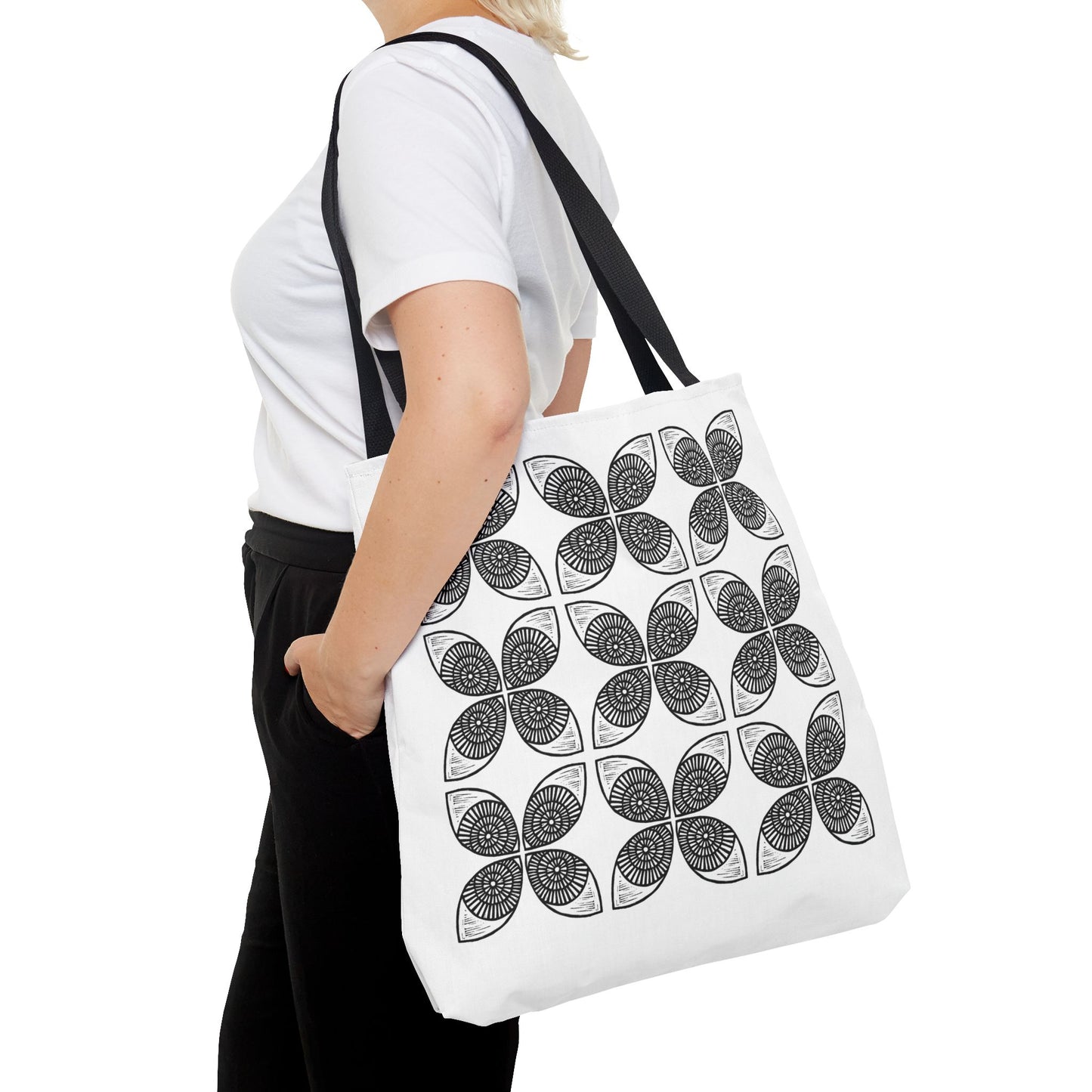 Circle Pattern Tote Bag - InkLovePrint