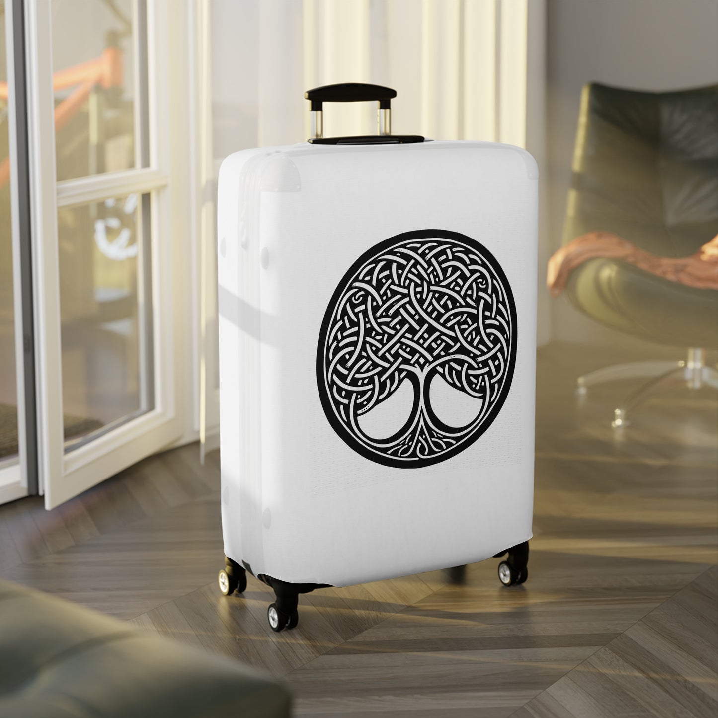 Celtic Tree of Life Luggage Cover - InkLovePrint