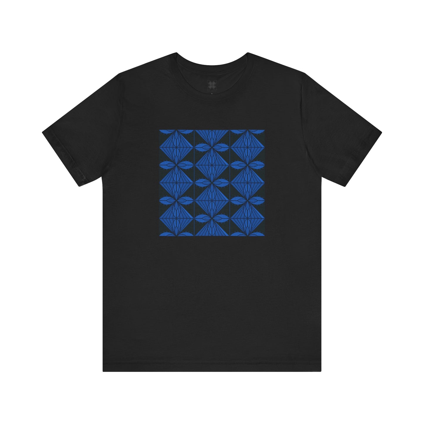 Geometric Blue Unisex T-Shirt - InkLovePrint