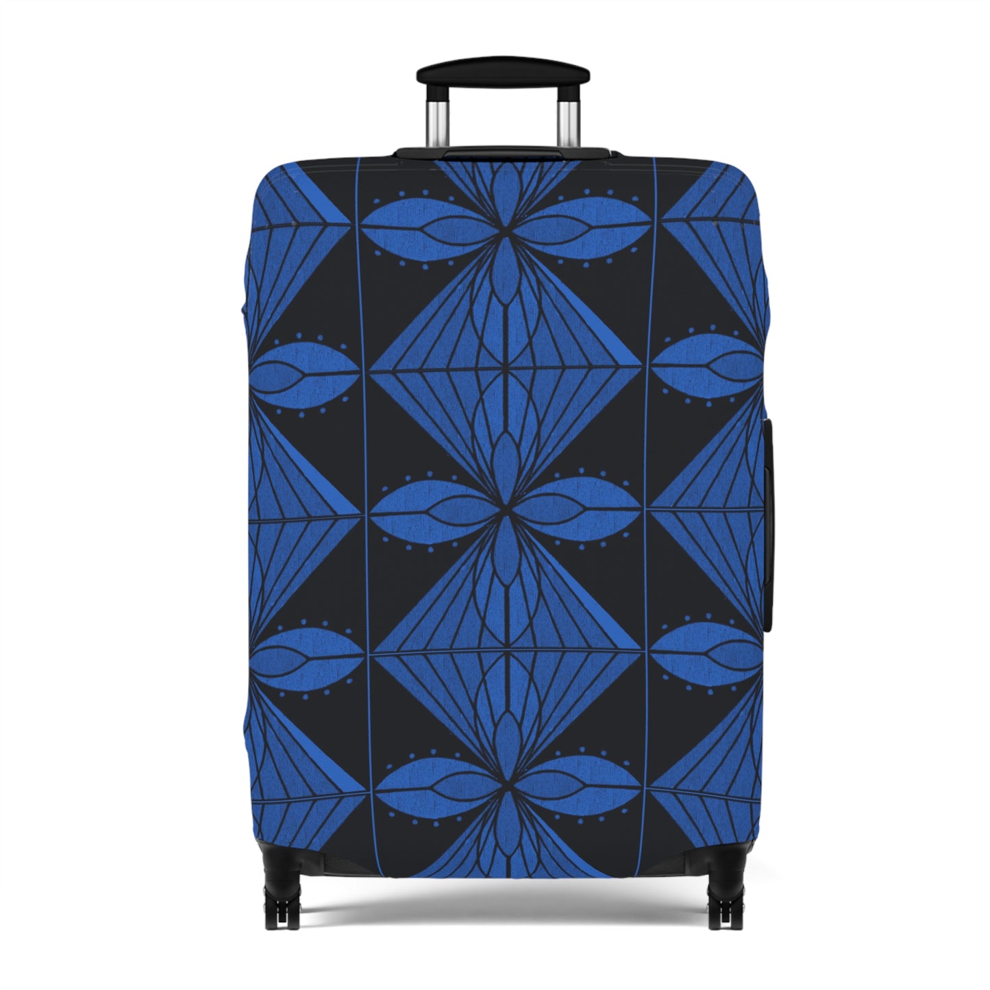 Geometric Blue 1 Luggage Cover - InkLovePrint