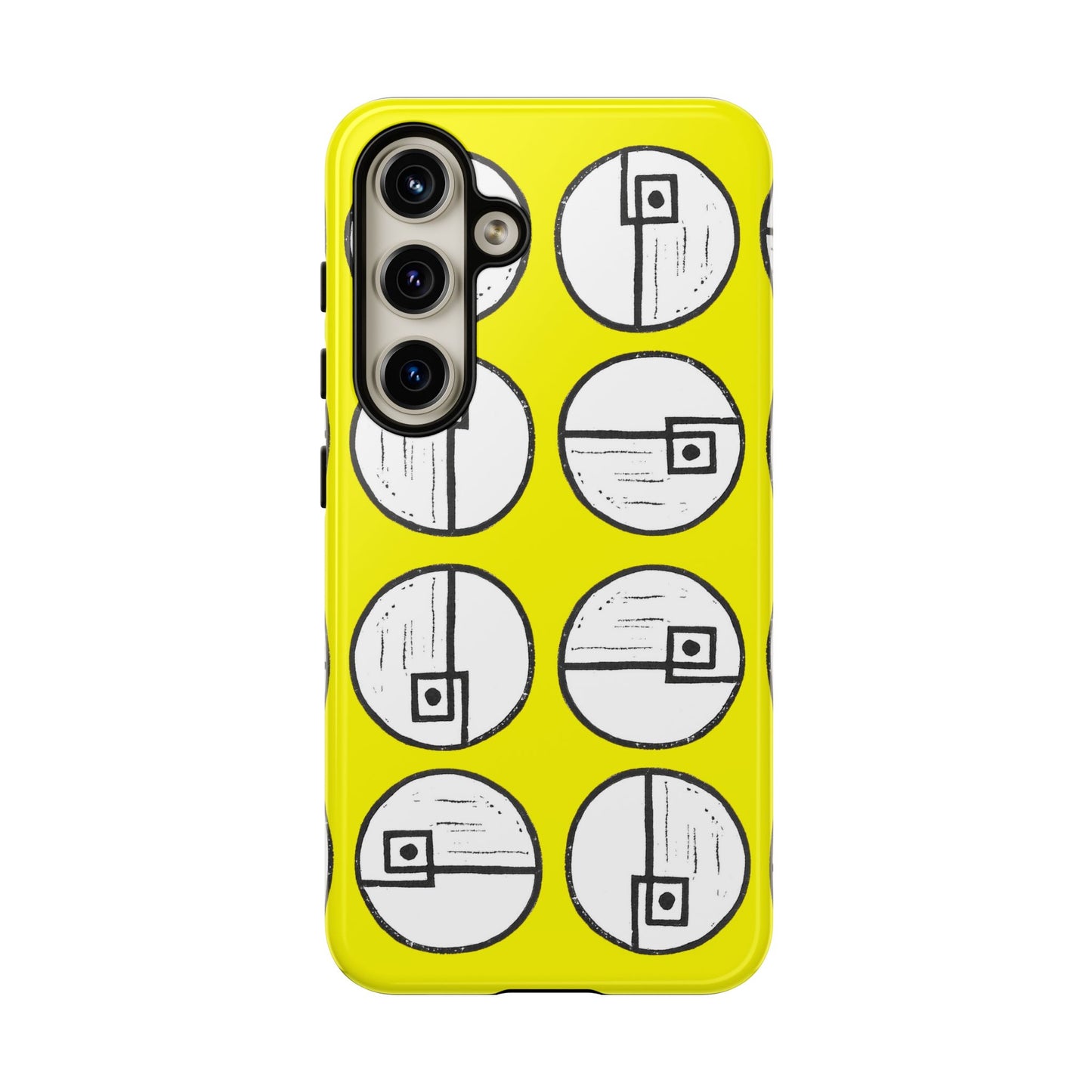 Rotating Rectangle Yellow Phone case