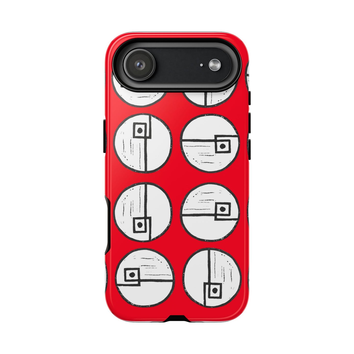 Rotating Rectangle Red - Phone case
