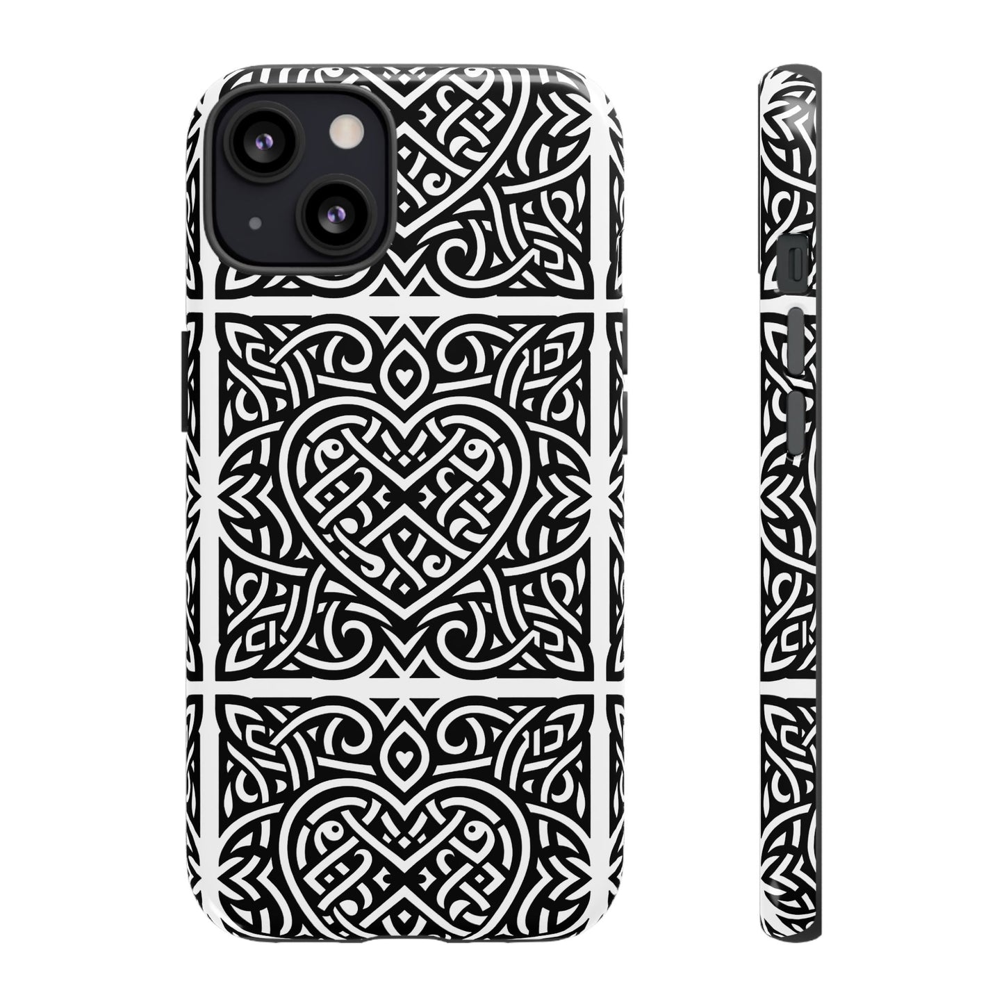Framed Heart Phone case - InkLovePrint