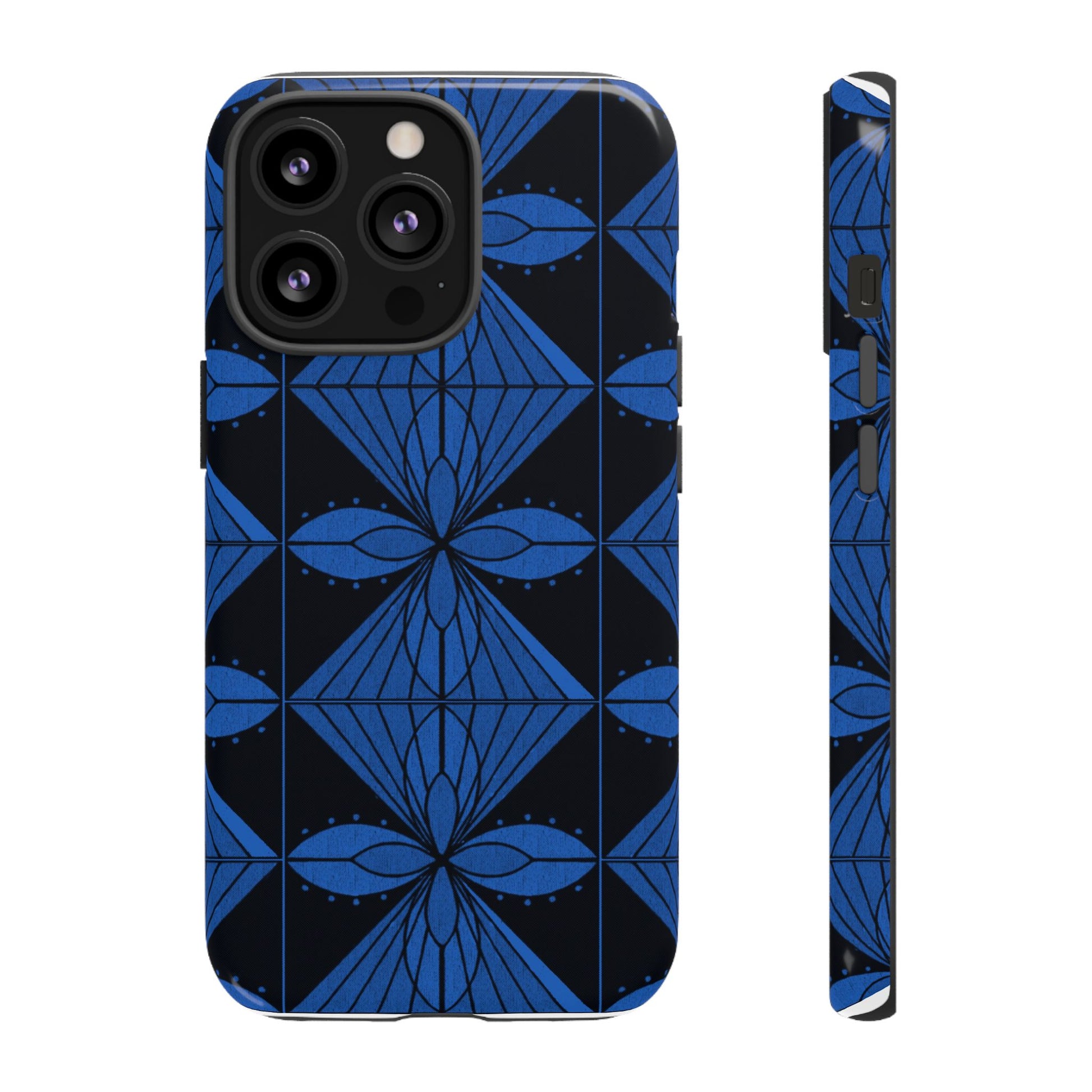 Geometric Blue 1 Phone case - InkLovePrint