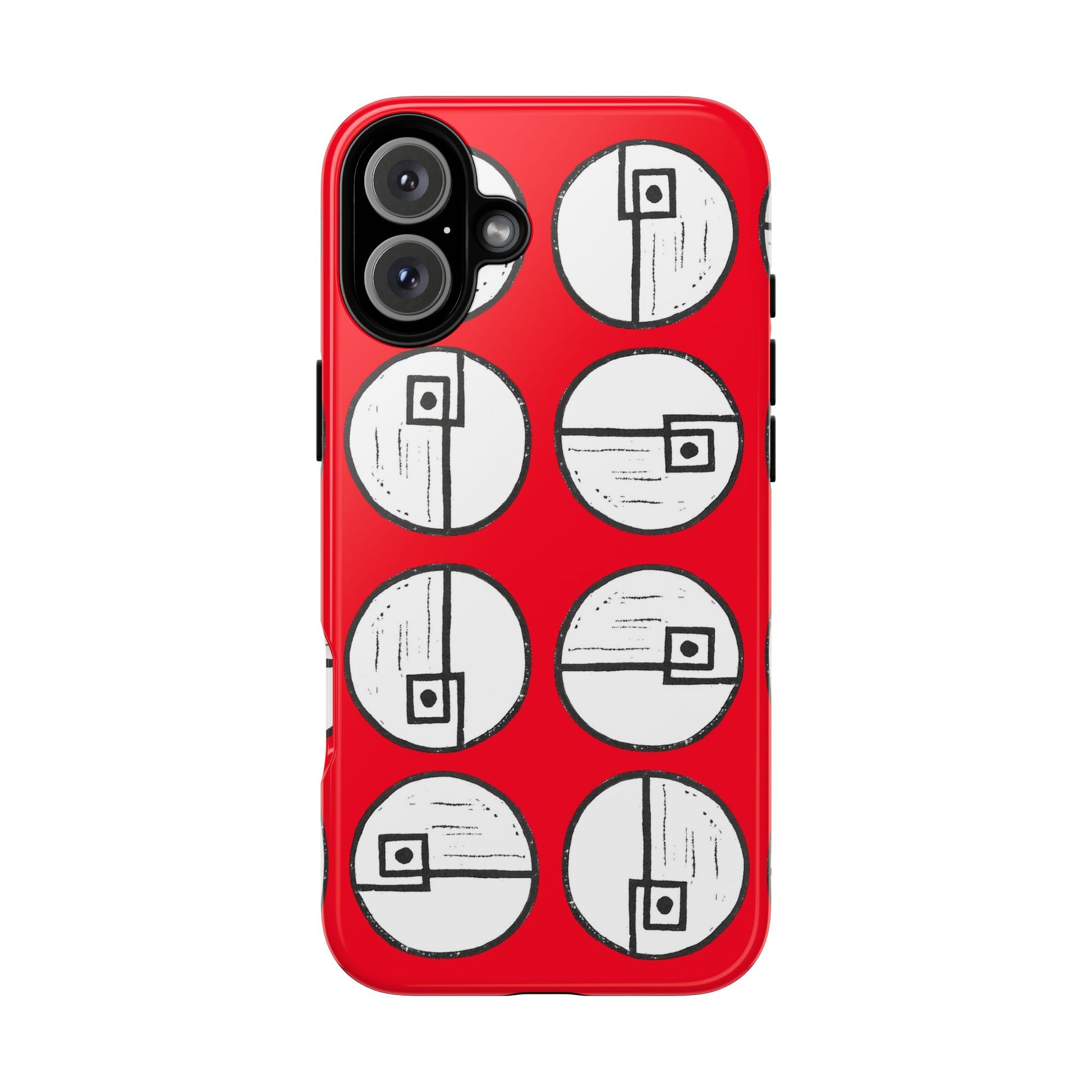 Rotating Rectangle Red - Phone case - InkLovePrint