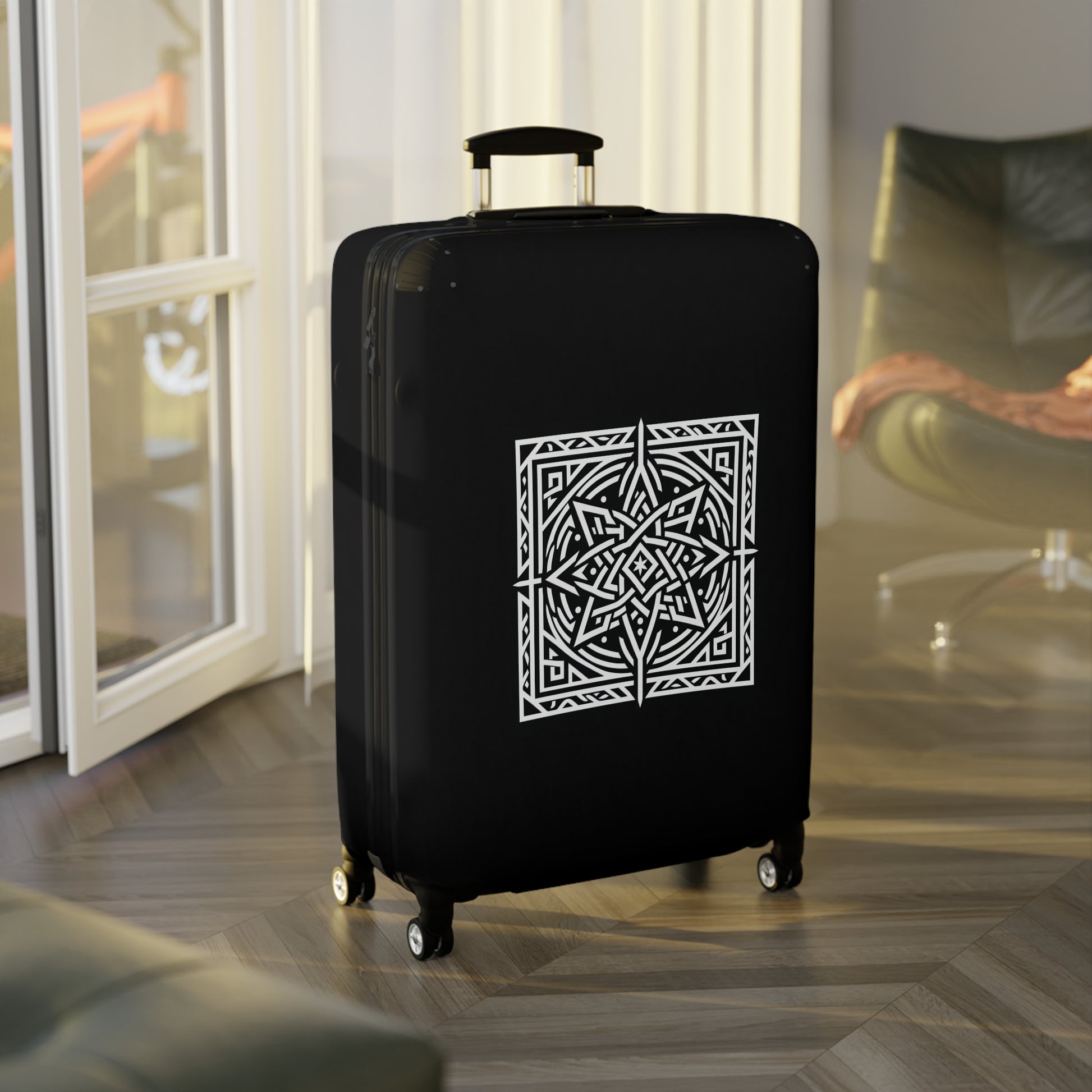 Celtic Star Luggage Cover - InkLovePrint