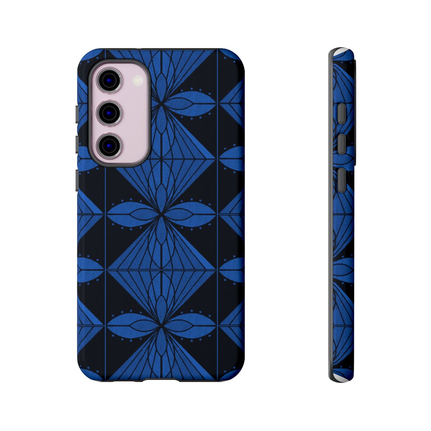 Geometric Blue 1 Phone case