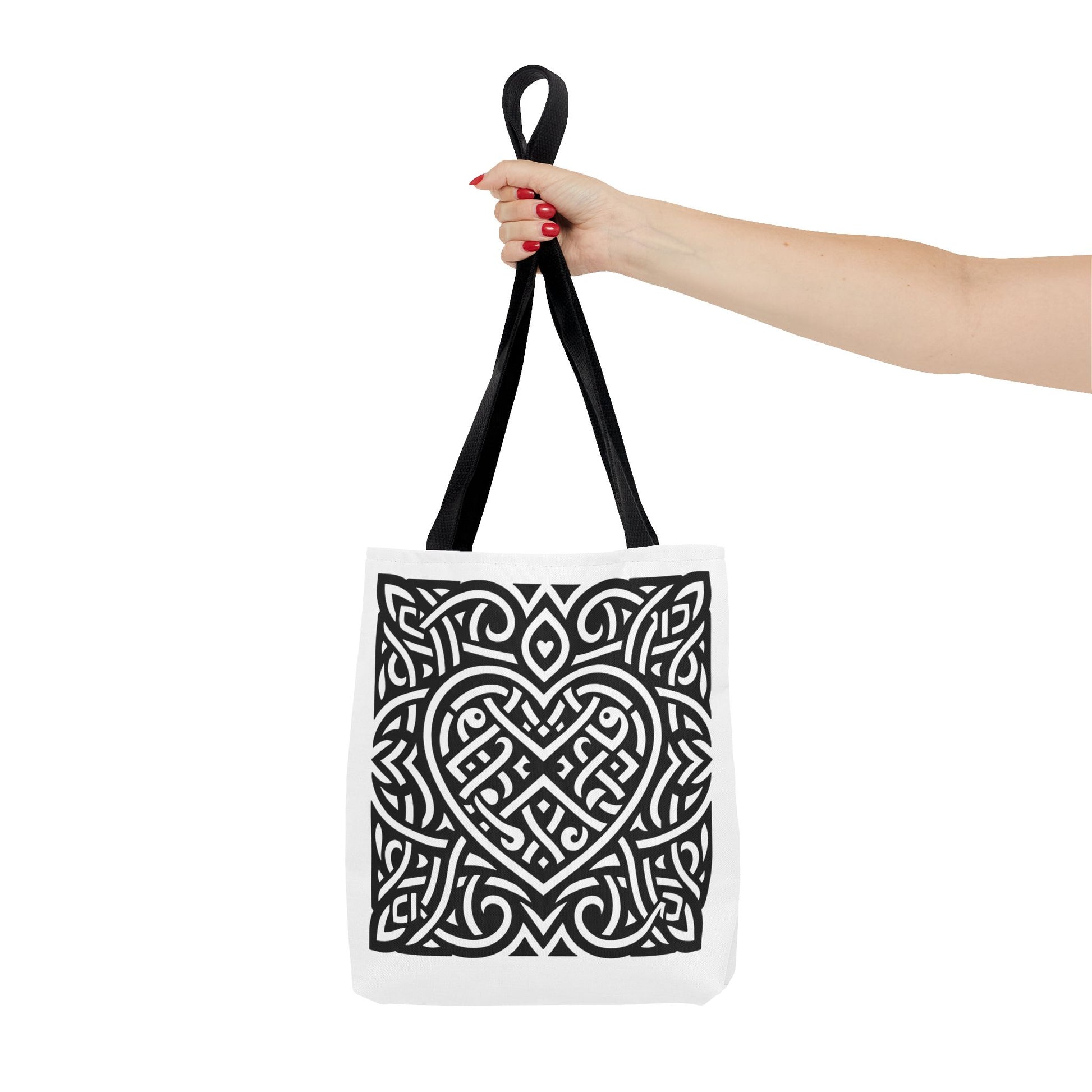 Framed Celtic Heart Tote Bag - InkLovePrint