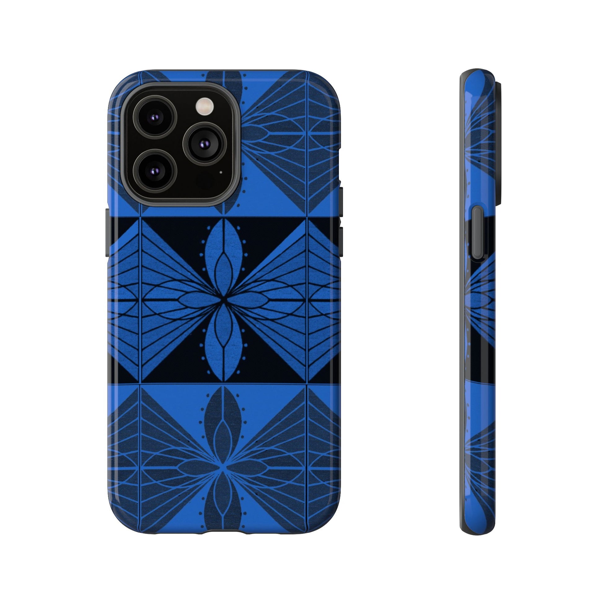 Geometric Blue 2 Phone case - InkLovePrint