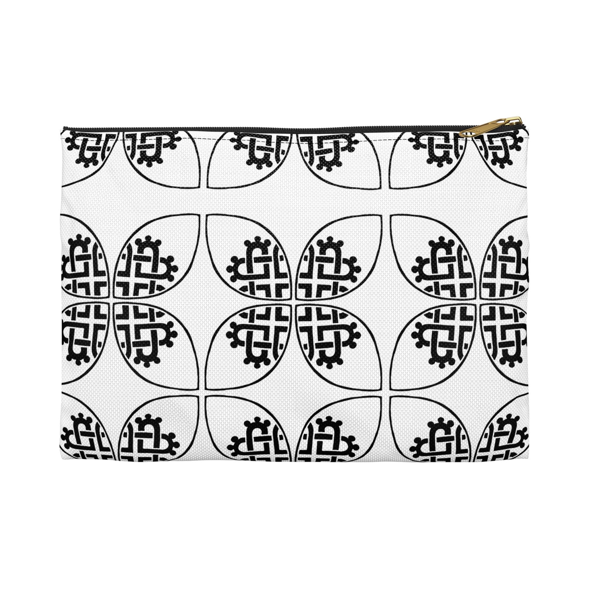 Celtic Heart Accessory Bag White - InkLovePrint