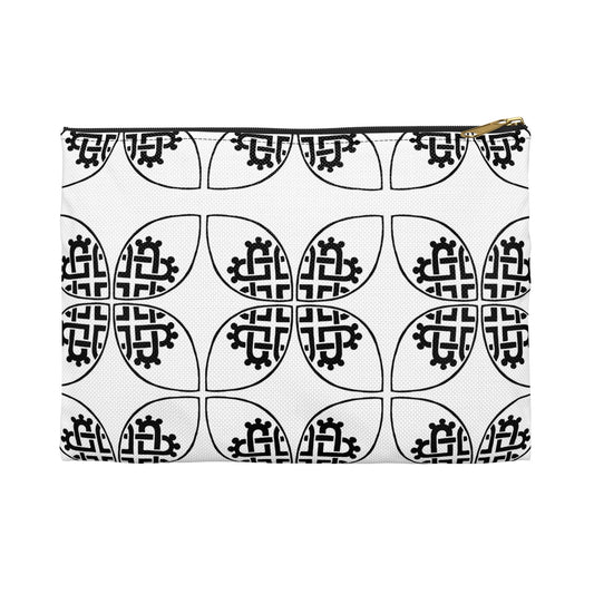Celtic Heart Accessory Bag White - InkLovePrint