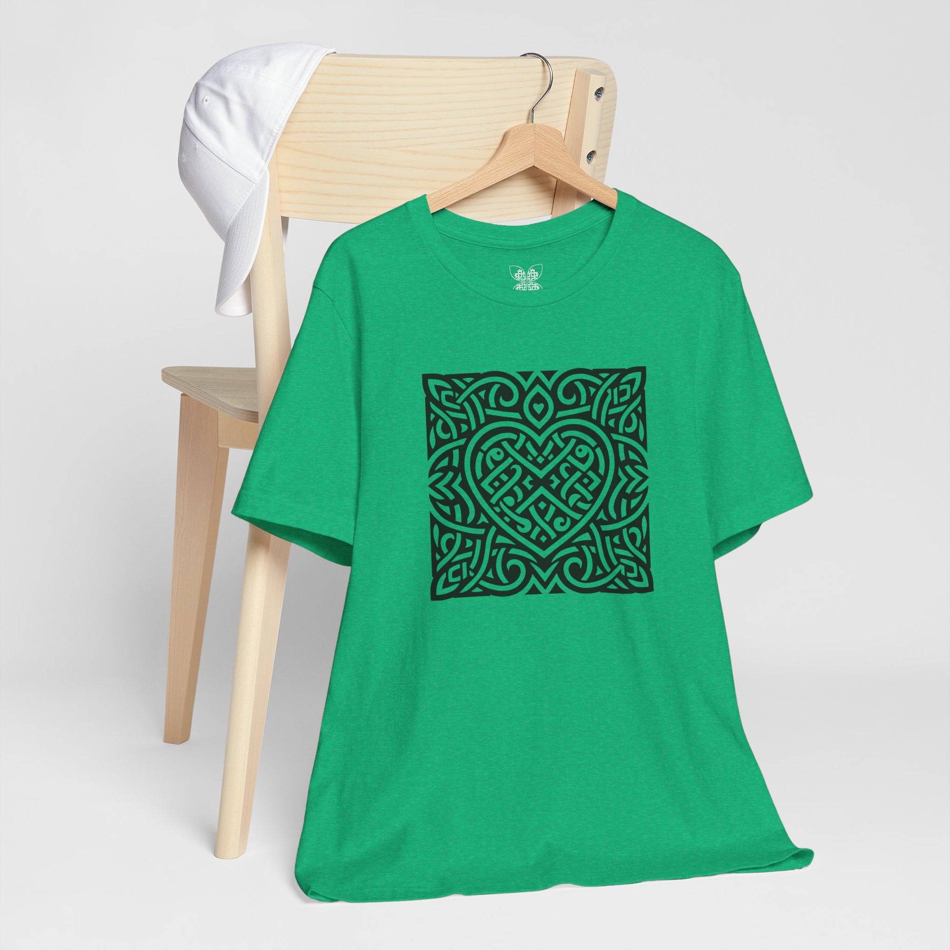 Celtic Heart - Square Unisex T-Shirt - InkLovePrint