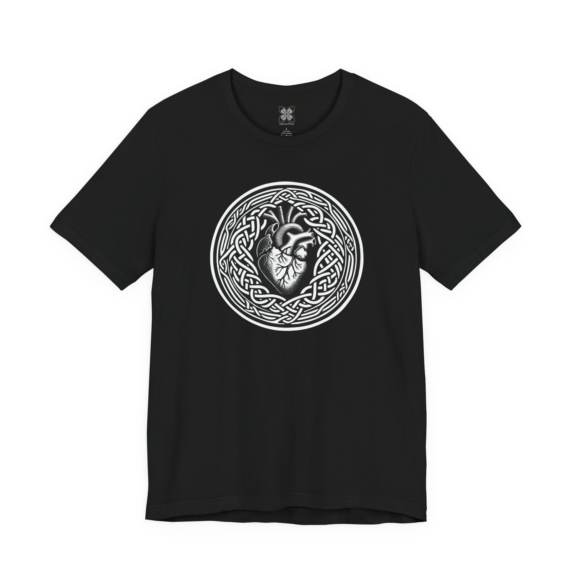 Celtic Human Heart Unisex T-Shirt - InkLovePrint