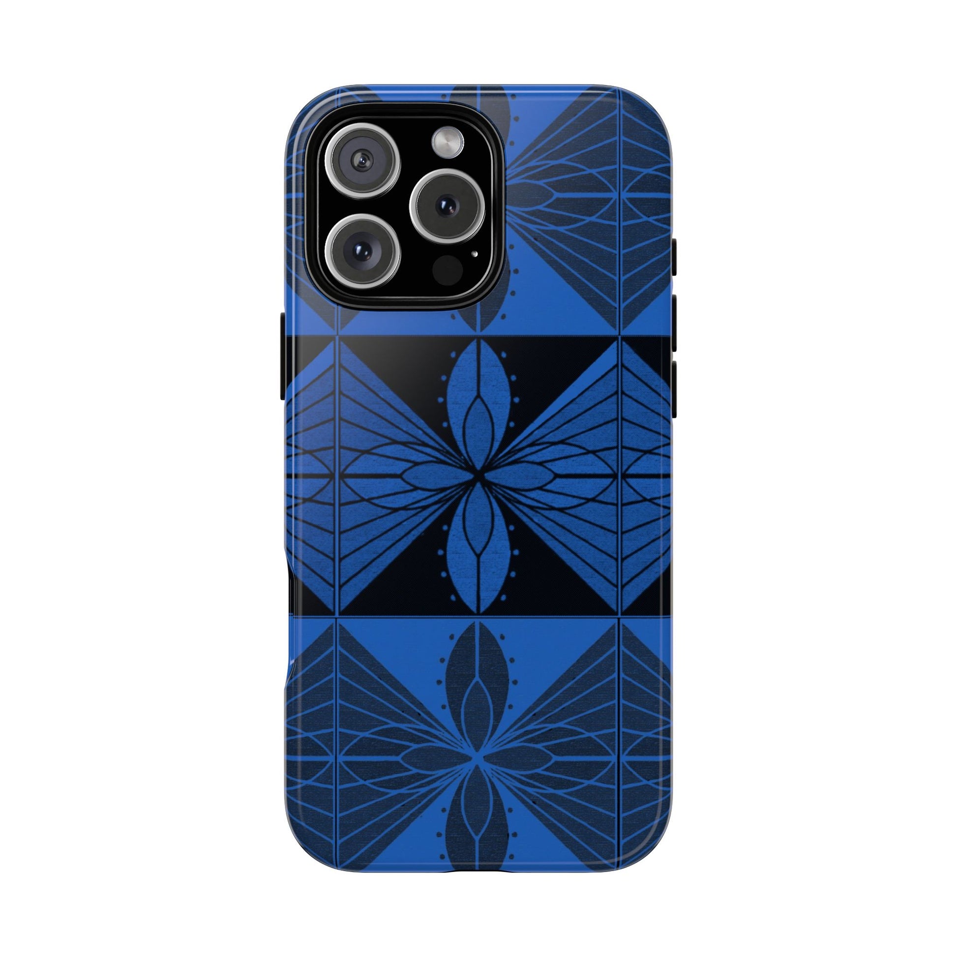 Geometric Blue 2 Phone case - InkLovePrint
