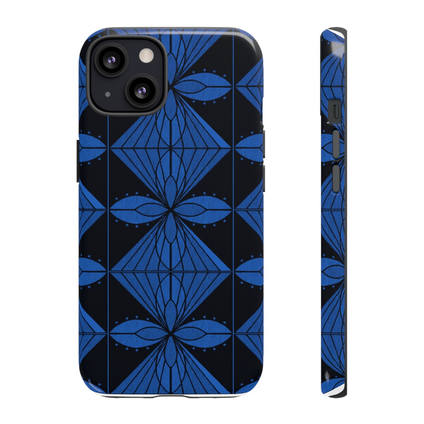 Geometric Blue 1 Phone case - InkLovePrint