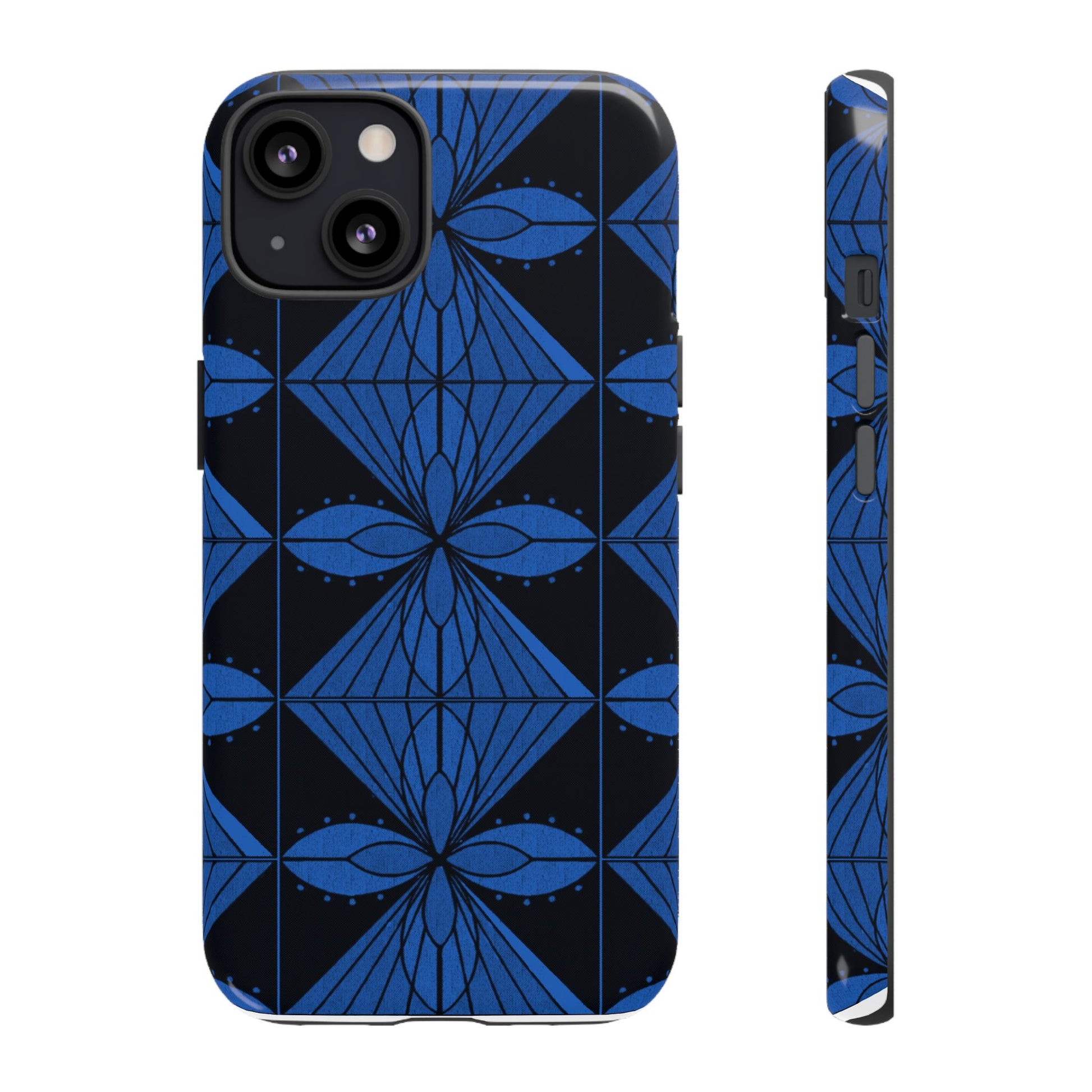 Geometric Blue 1 Phone case - InkLovePrint