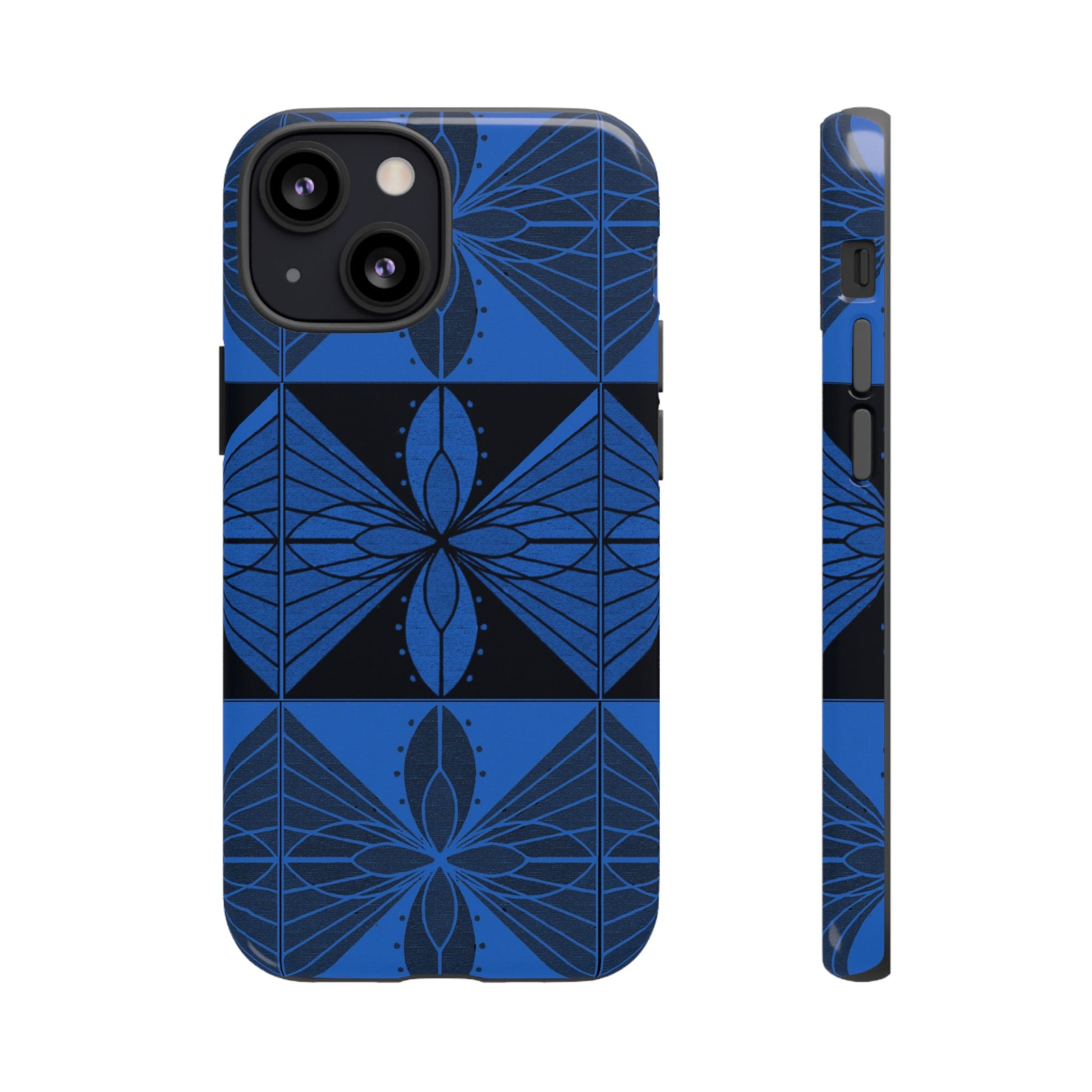 Geometric Blue 2 Phone case - InkLovePrint