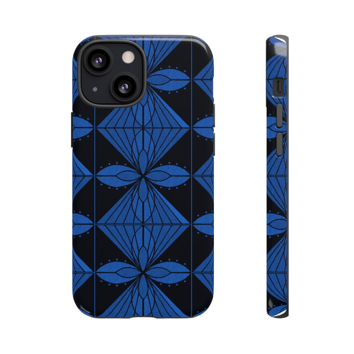 Geometric Blue 1 Phone case - InkLovePrint