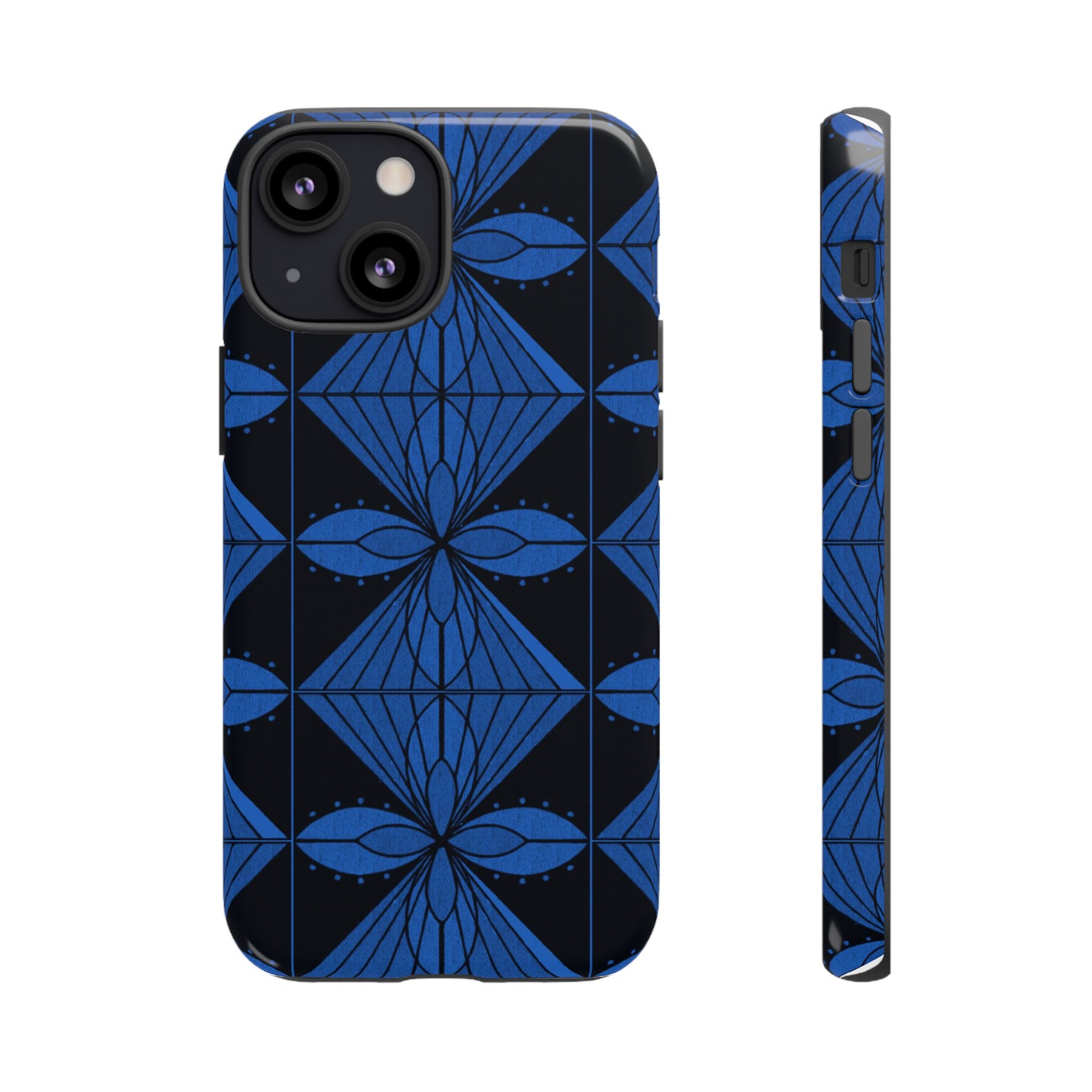 Geometric Blue 1 Phone case - InkLovePrint