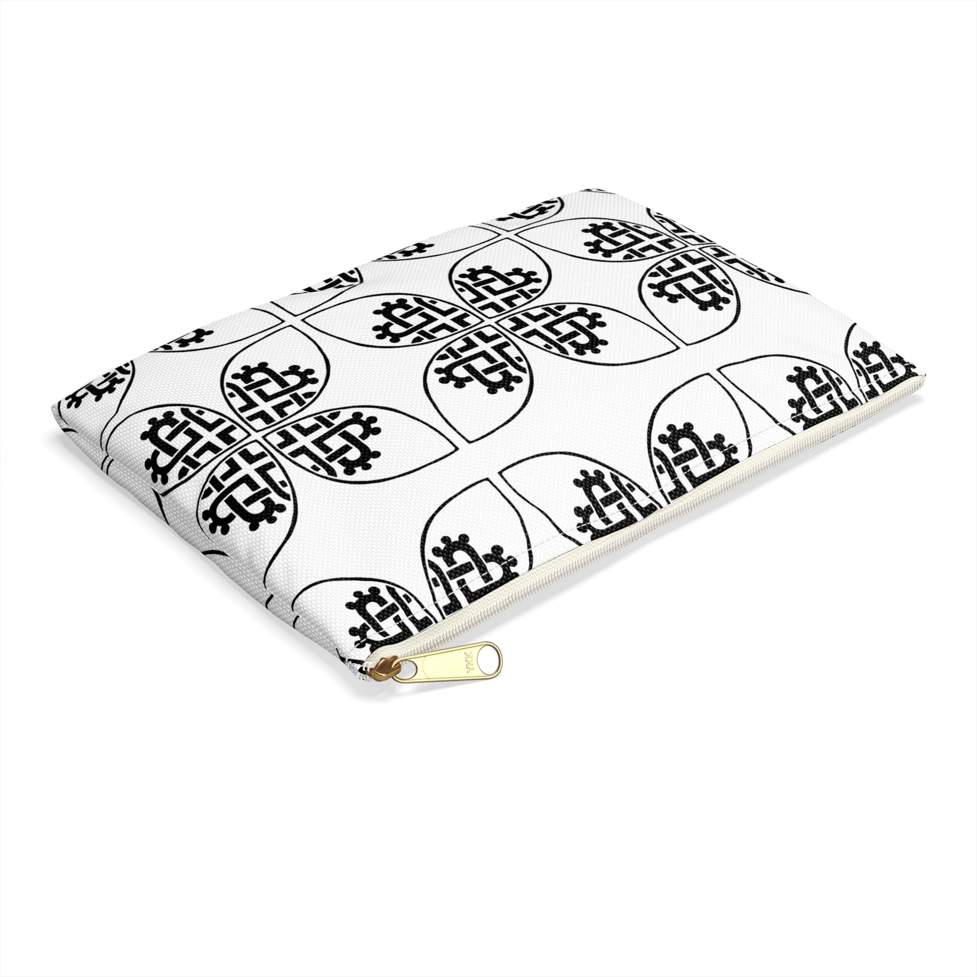 Celtic Heart Accessory Bag White - InkLovePrint
