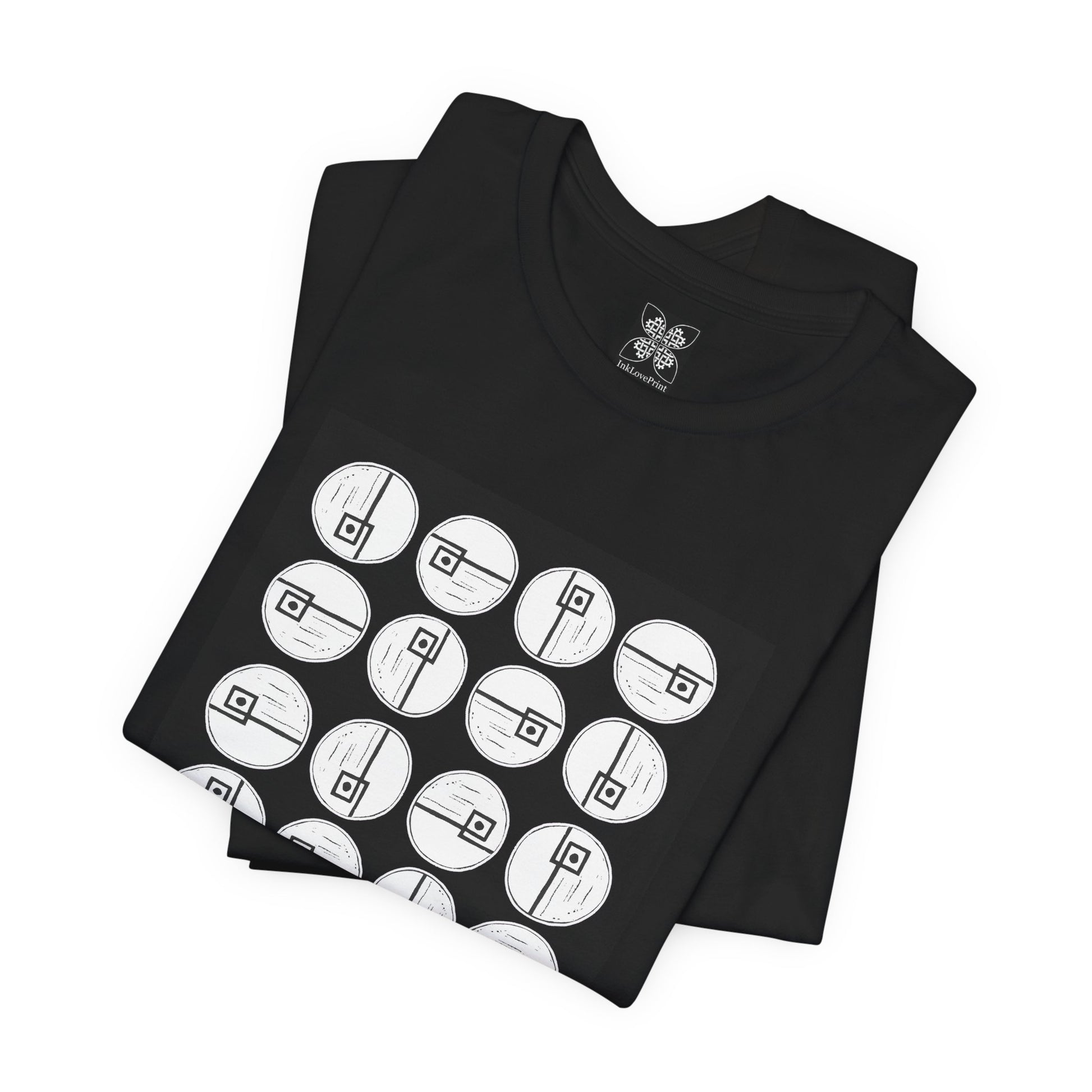 Rotating Rectangle B&W - InkLovePrint