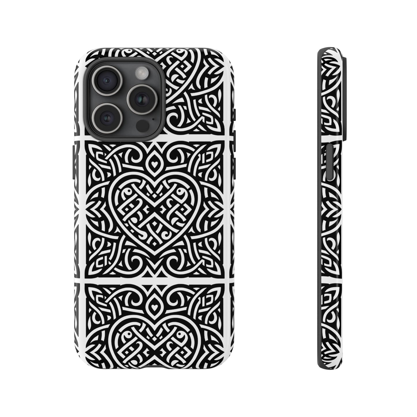 Framed Heart Phone case - InkLovePrint