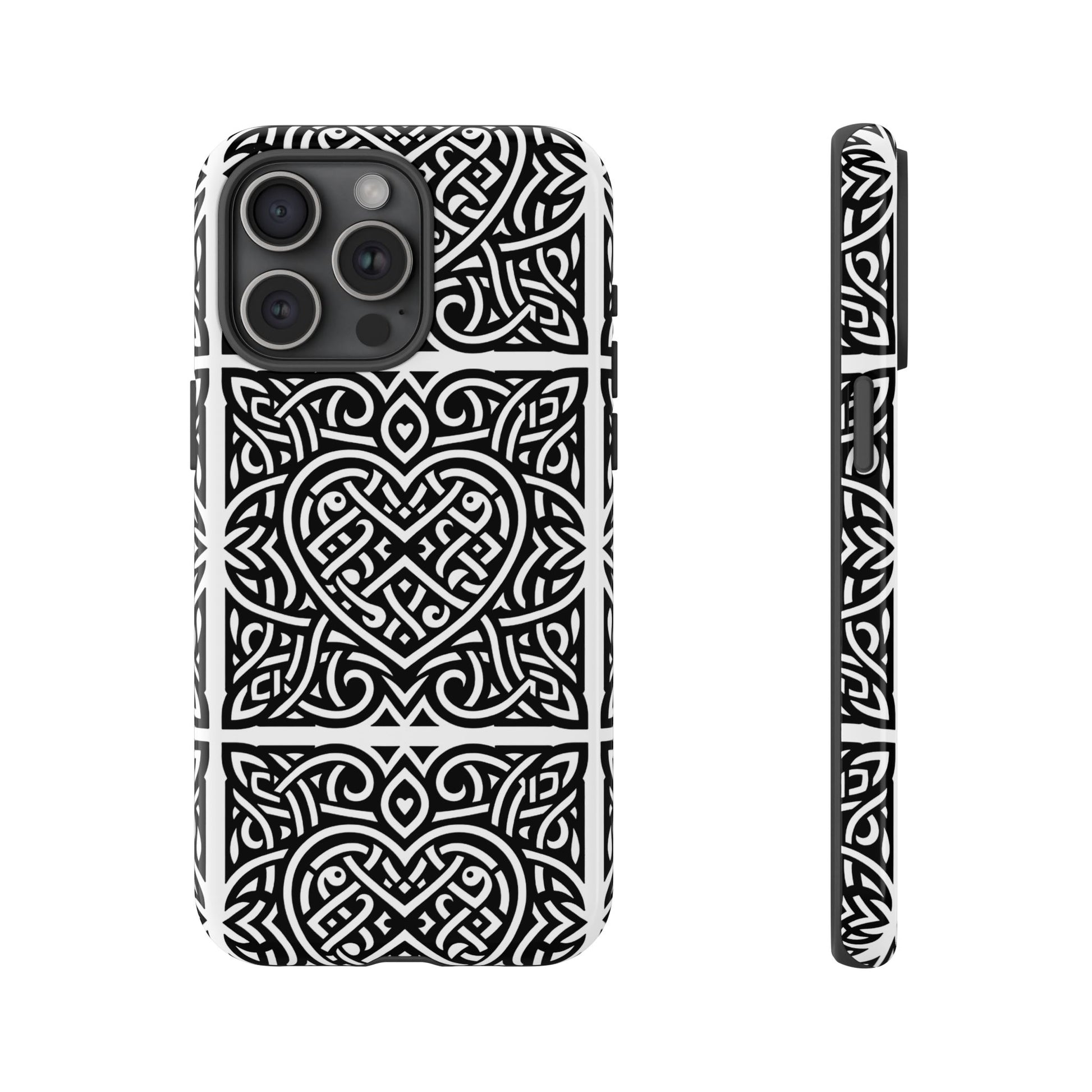 Framed Heart Phone case - InkLovePrint