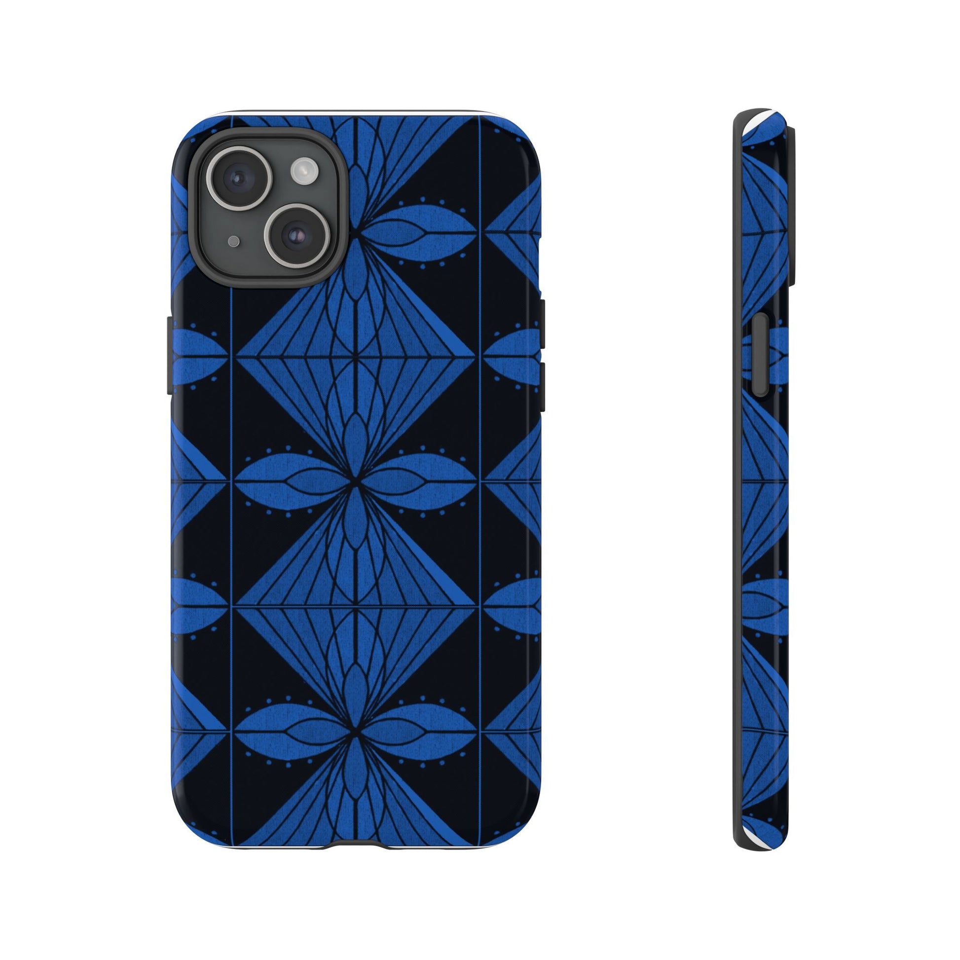 Geometric Blue 1 Phone case - InkLovePrint