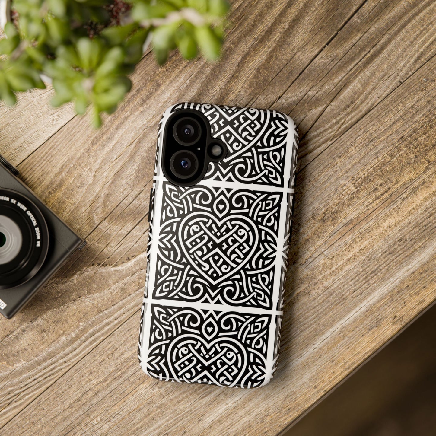 Framed Heart Phone case - InkLovePrint