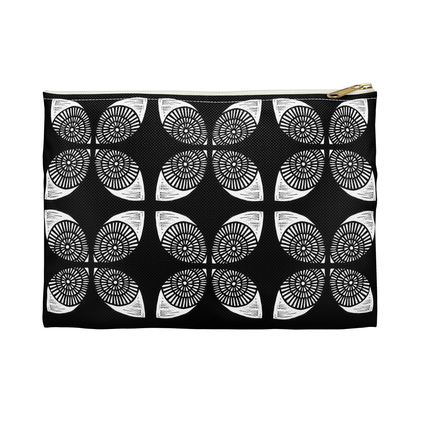 Circle Accessory Bag Black - InkLovePrint
