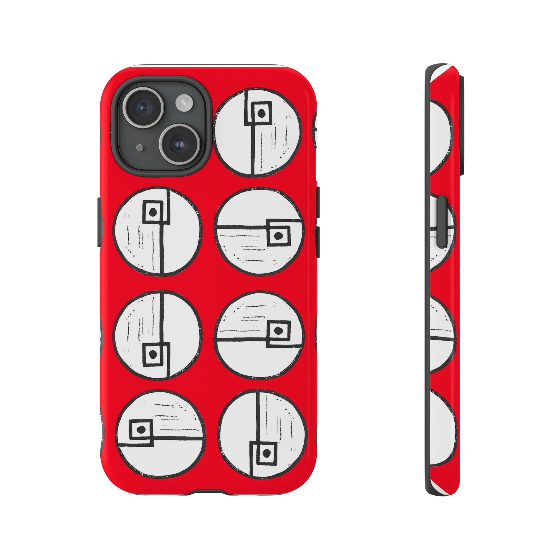 Rotating Rectangle Red - Phone case - InkLovePrint