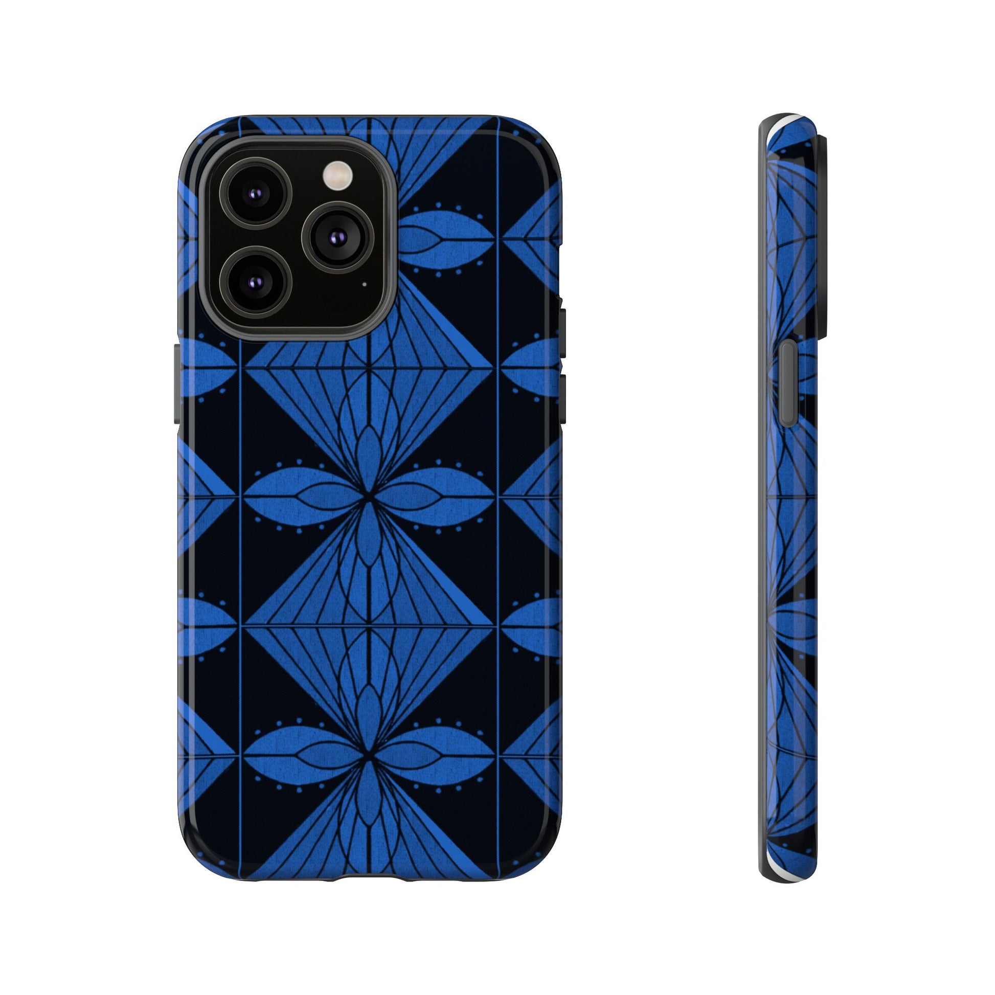 Geometric Blue 1 Phone case - InkLovePrint