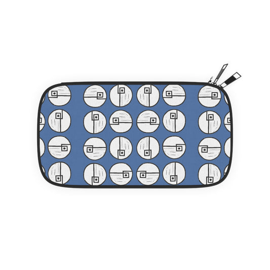 Rotating Rectangle Blue Passport Wallet - InkLovePrint