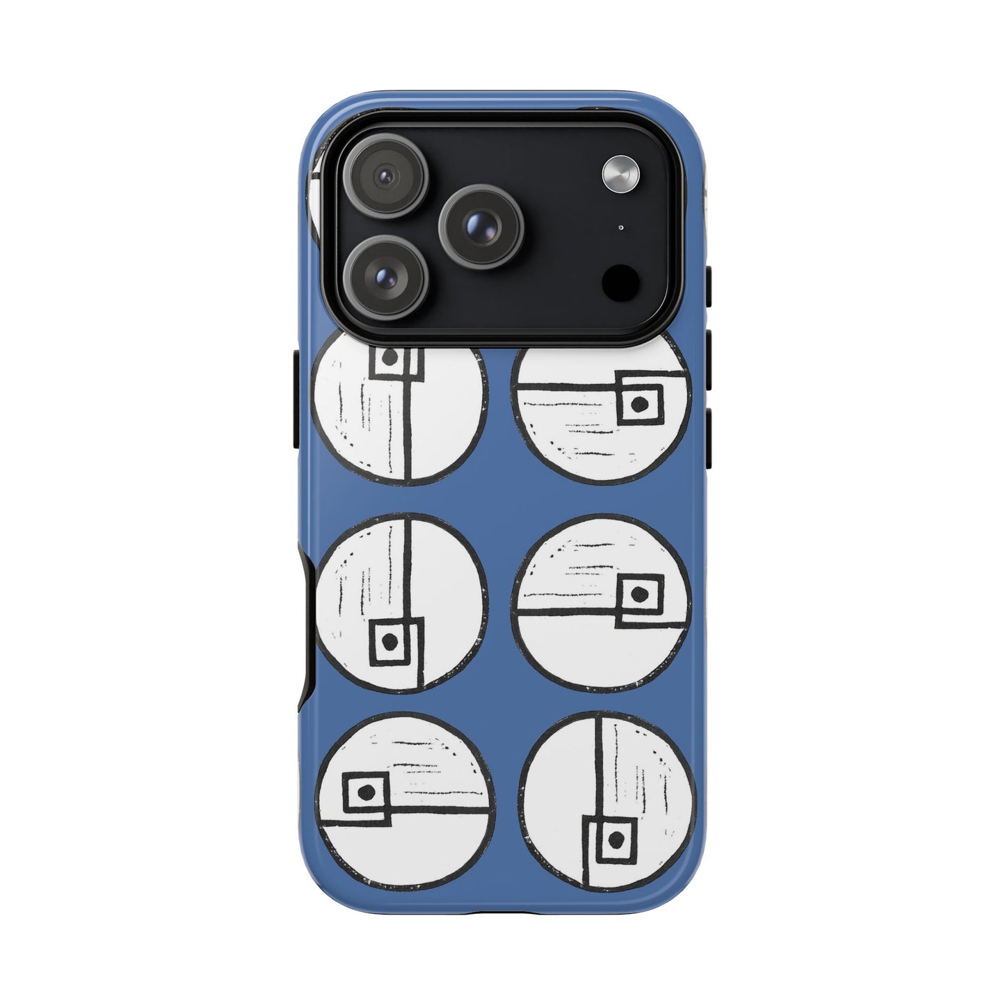Rotating Rectangle Blue Phone case