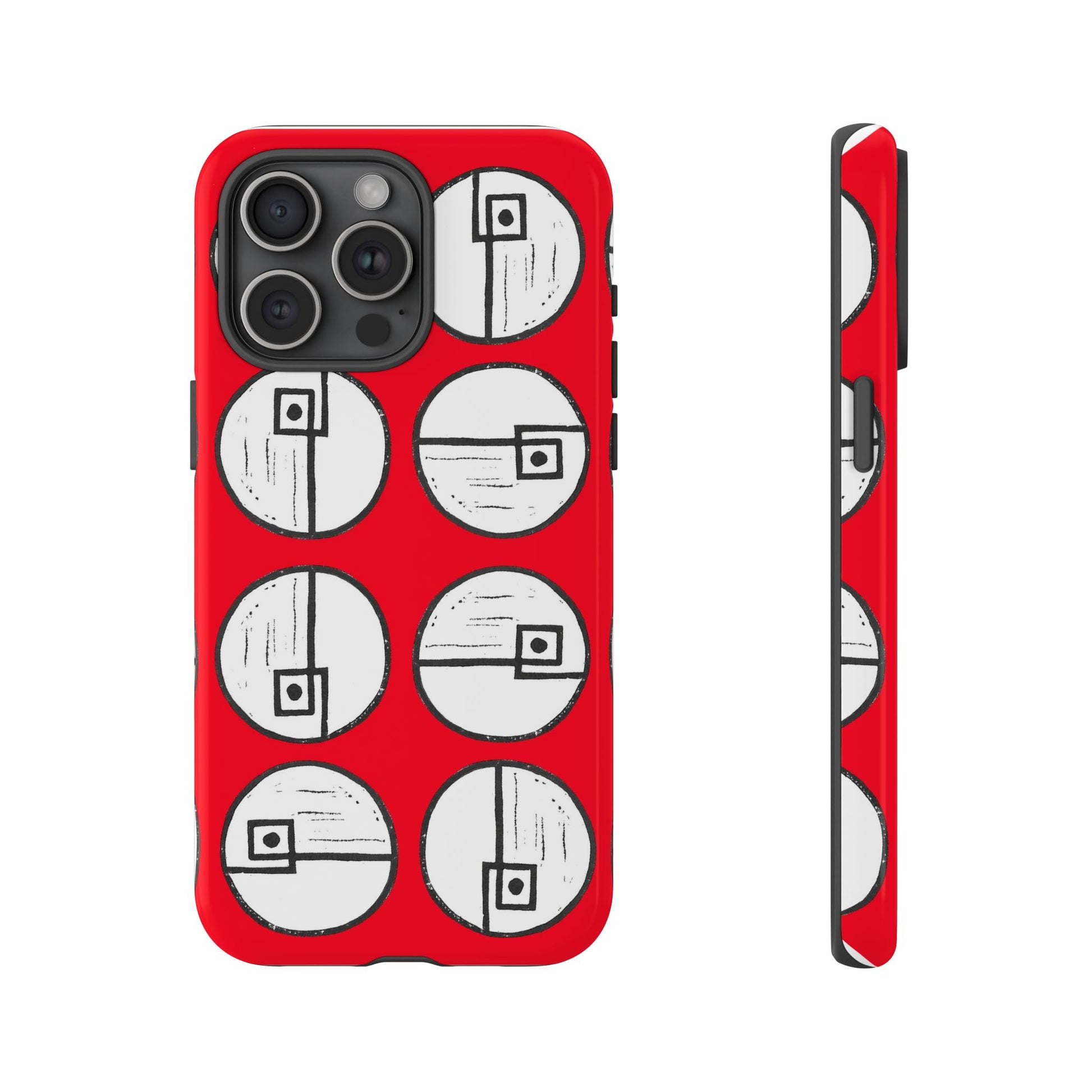 Rotating Rectangle Red - Phone case - InkLovePrint