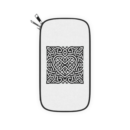 Framed Celtic Heart Passport Wallet - InkLovePrint