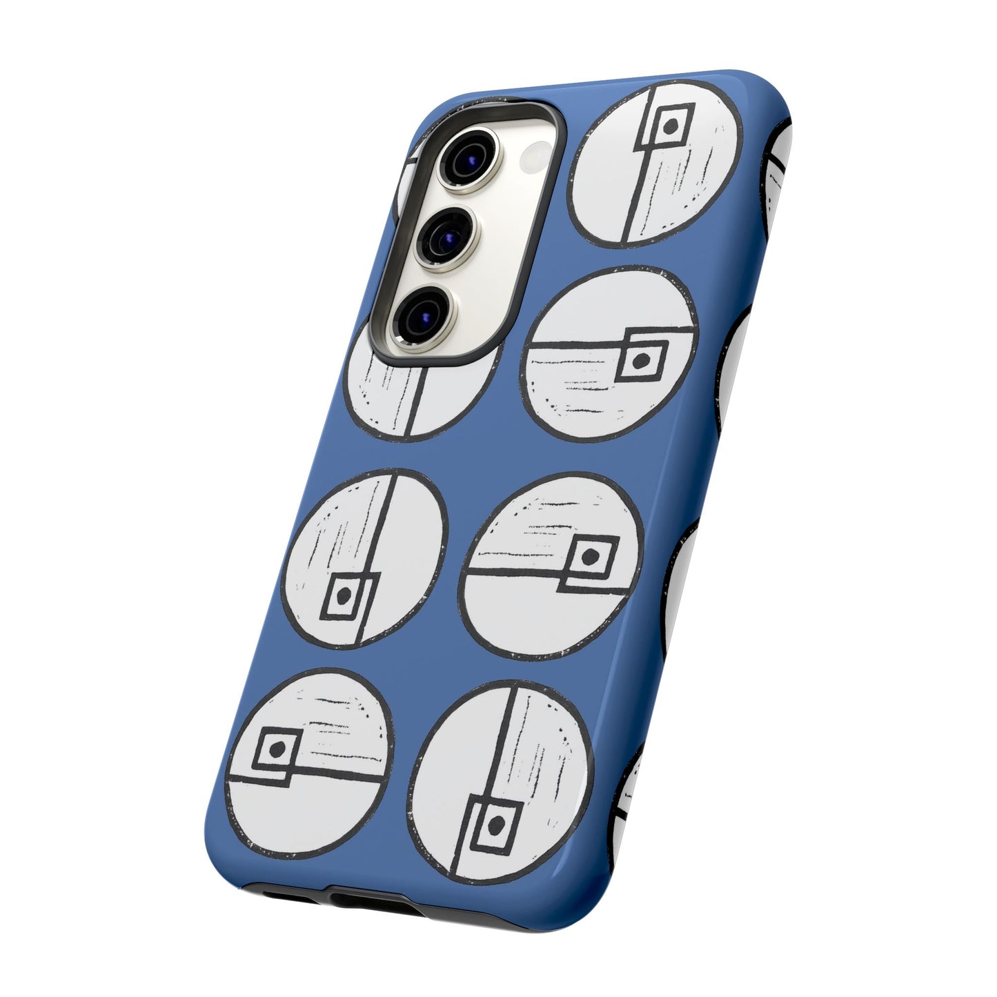 Rotating Rectangle Blue Phone case