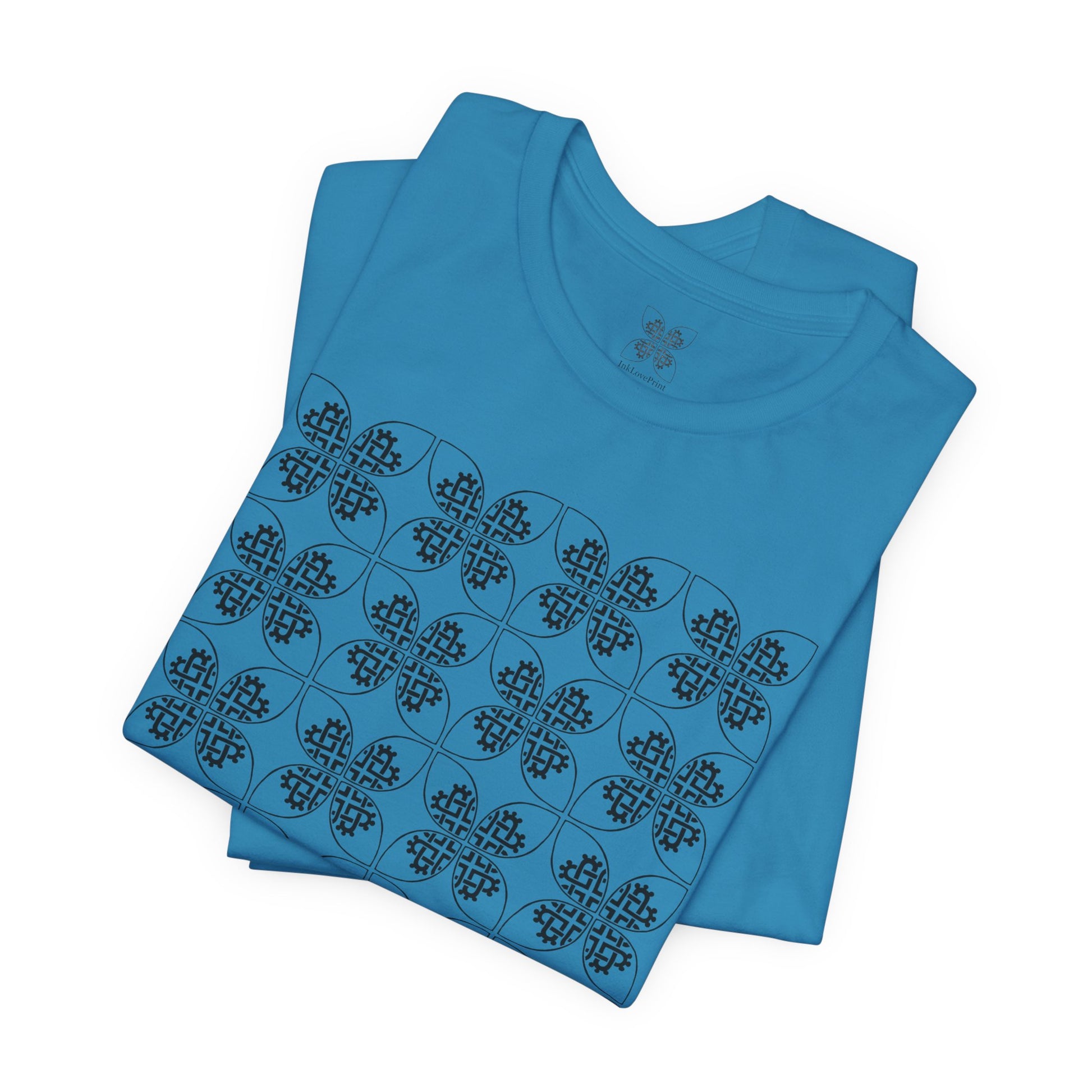 Celtic Heart 12 tile T shirt - InkLovePrint