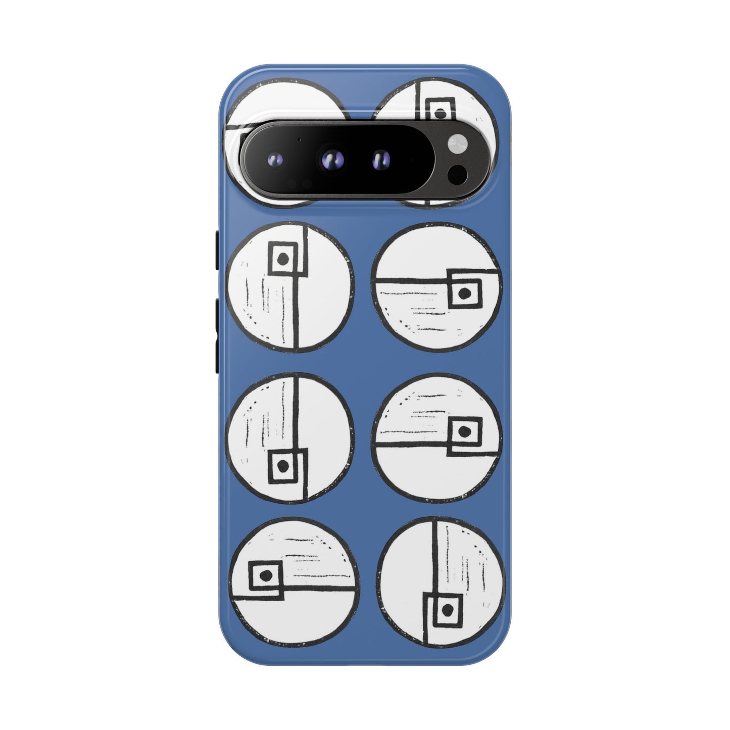 Rotating Rectangle Blue Phone case