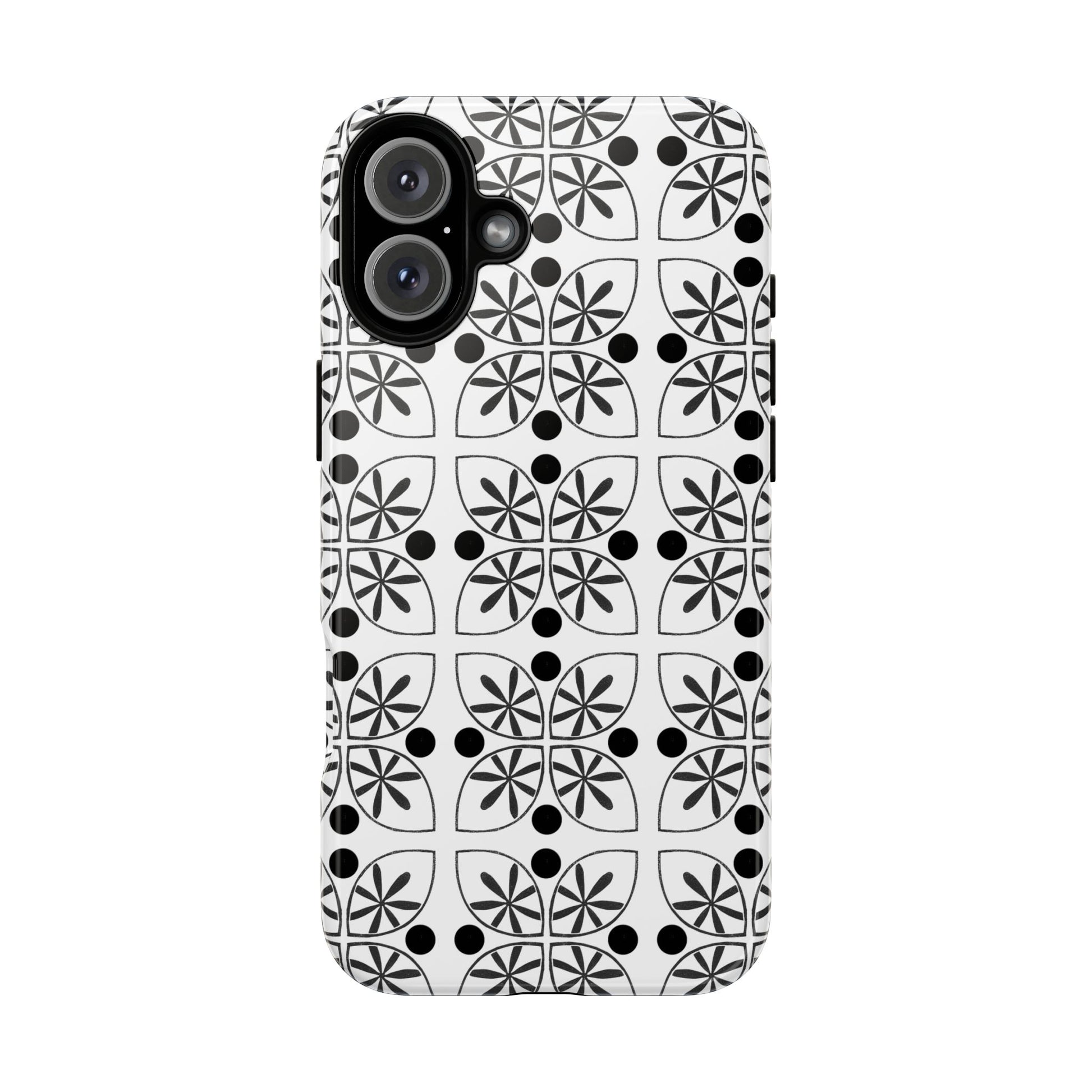 Black Flower Phone case - InkLovePrint