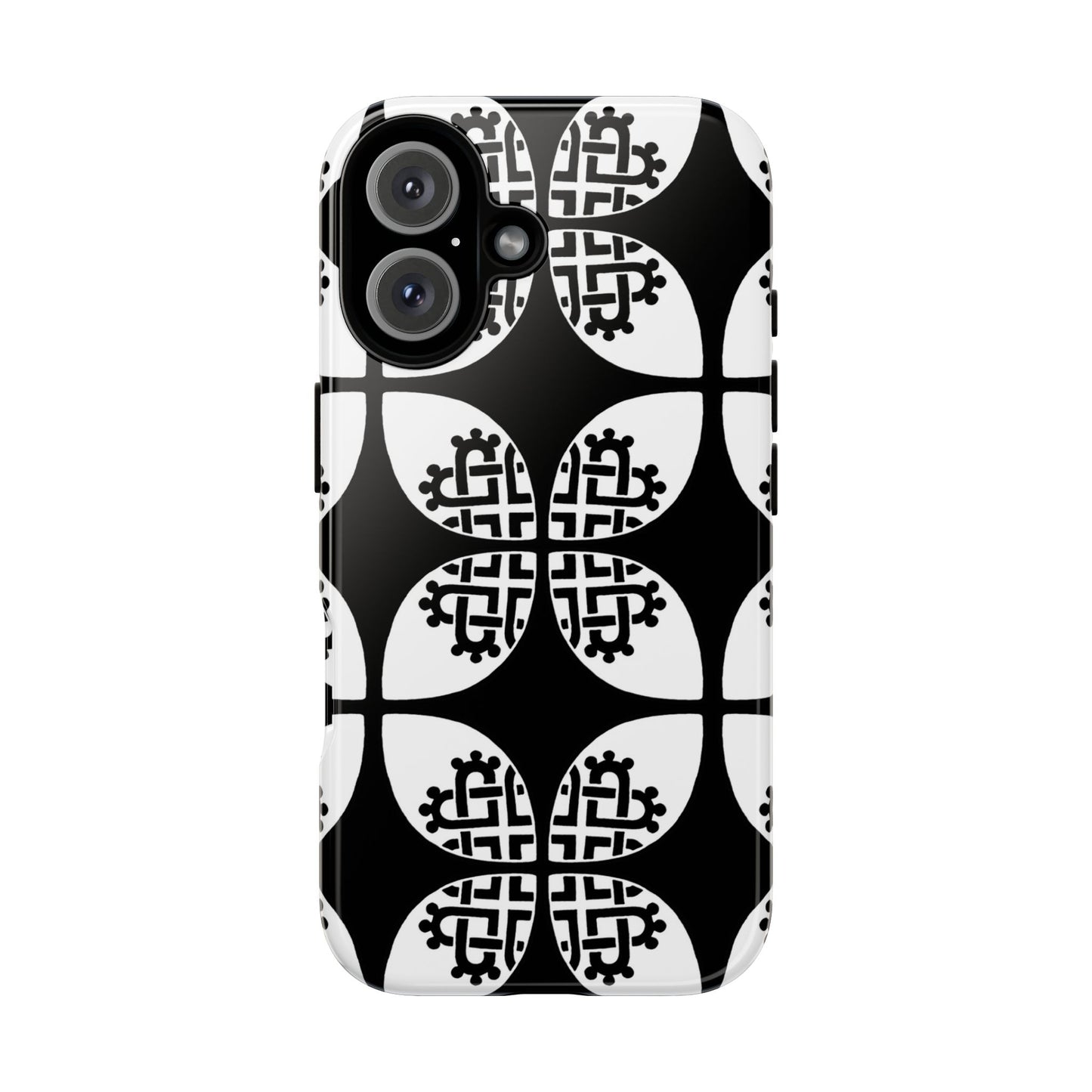 Celtic Heart - Black Phone case