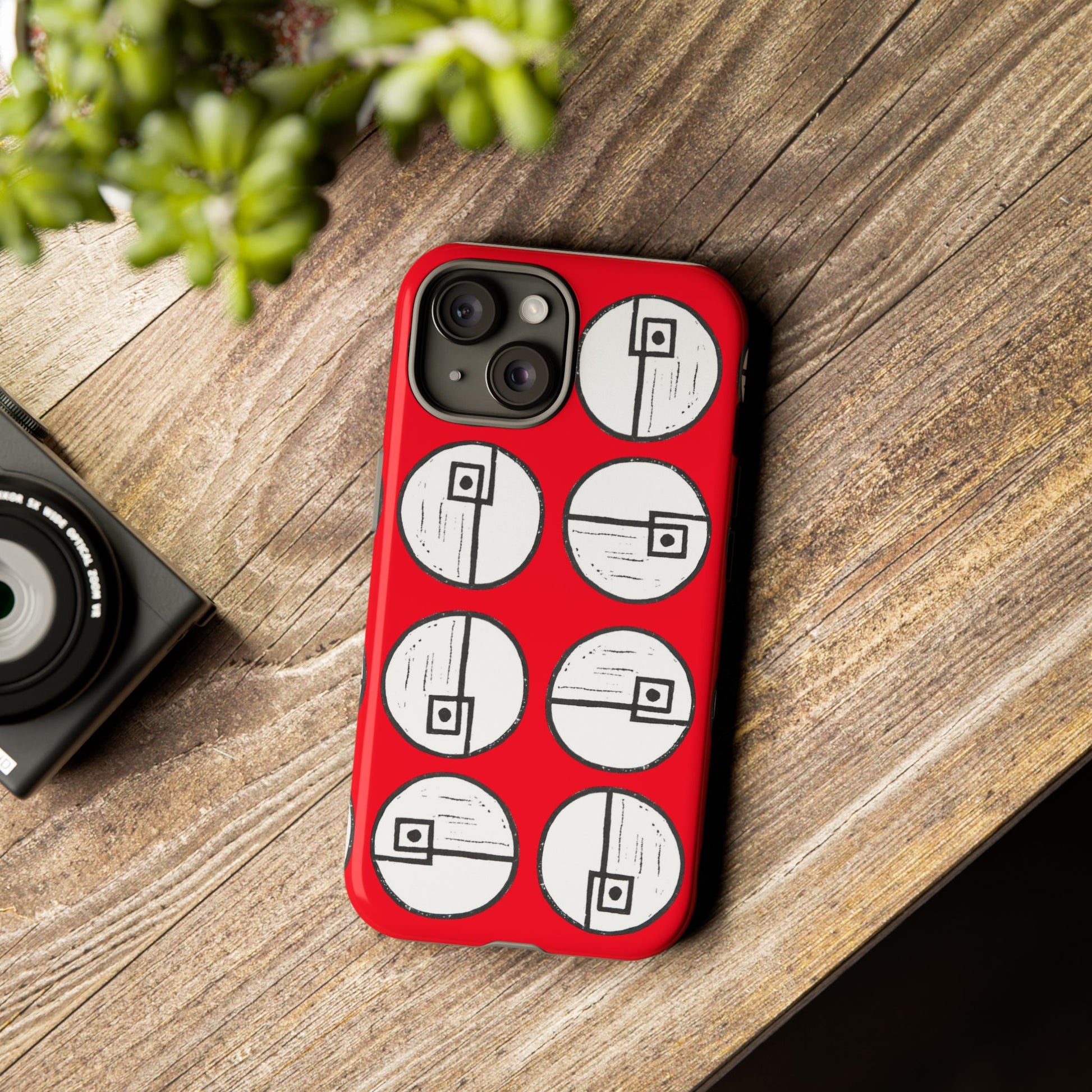 Rotating Rectangle Red - Phone case - InkLovePrint