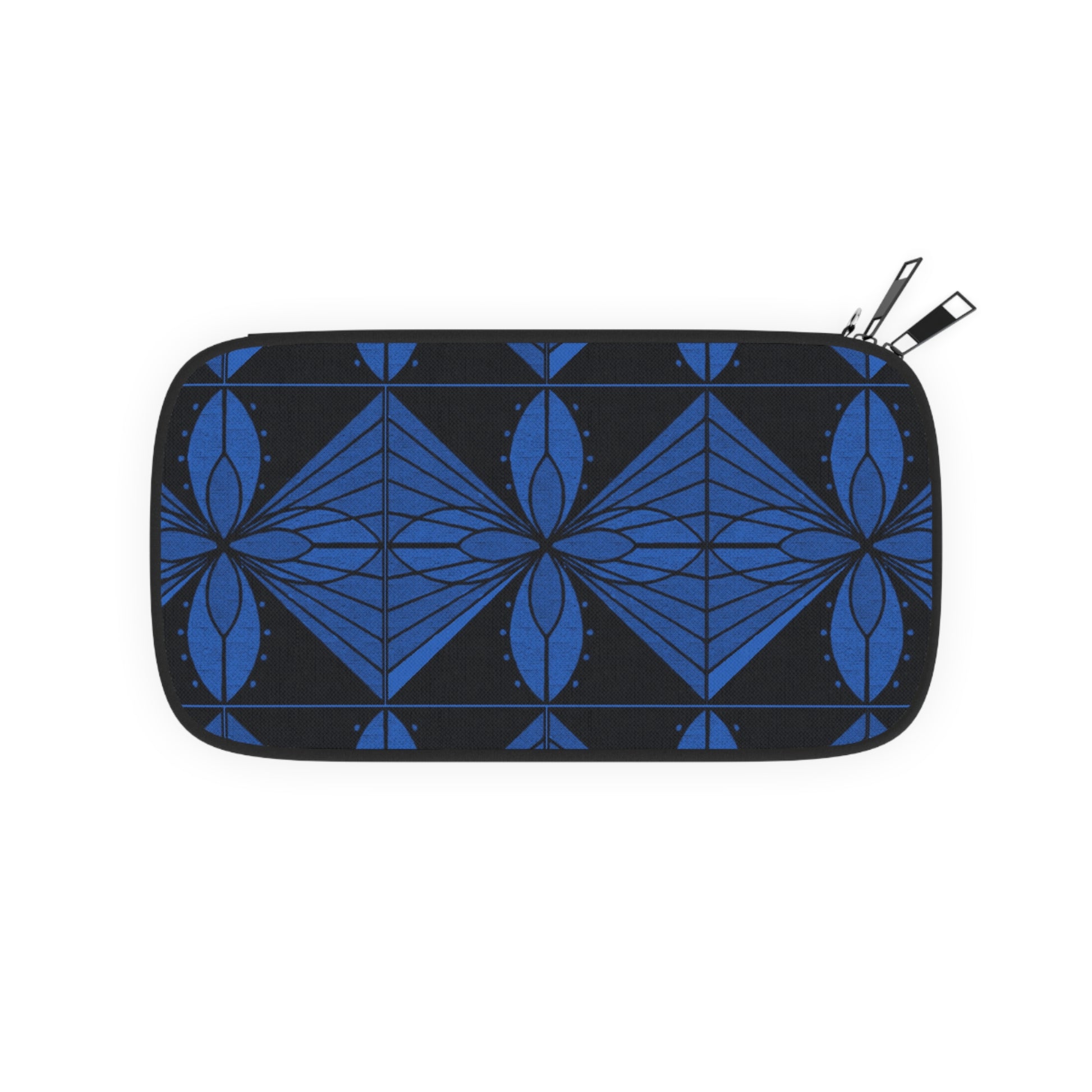 Geometric Blue 1 Passport Wallet - InkLovePrint