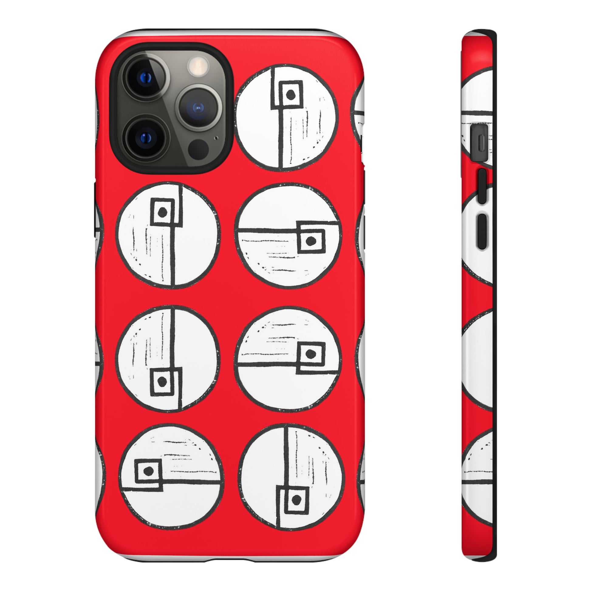 Rotating Rectangle Red - Phone case - InkLovePrint