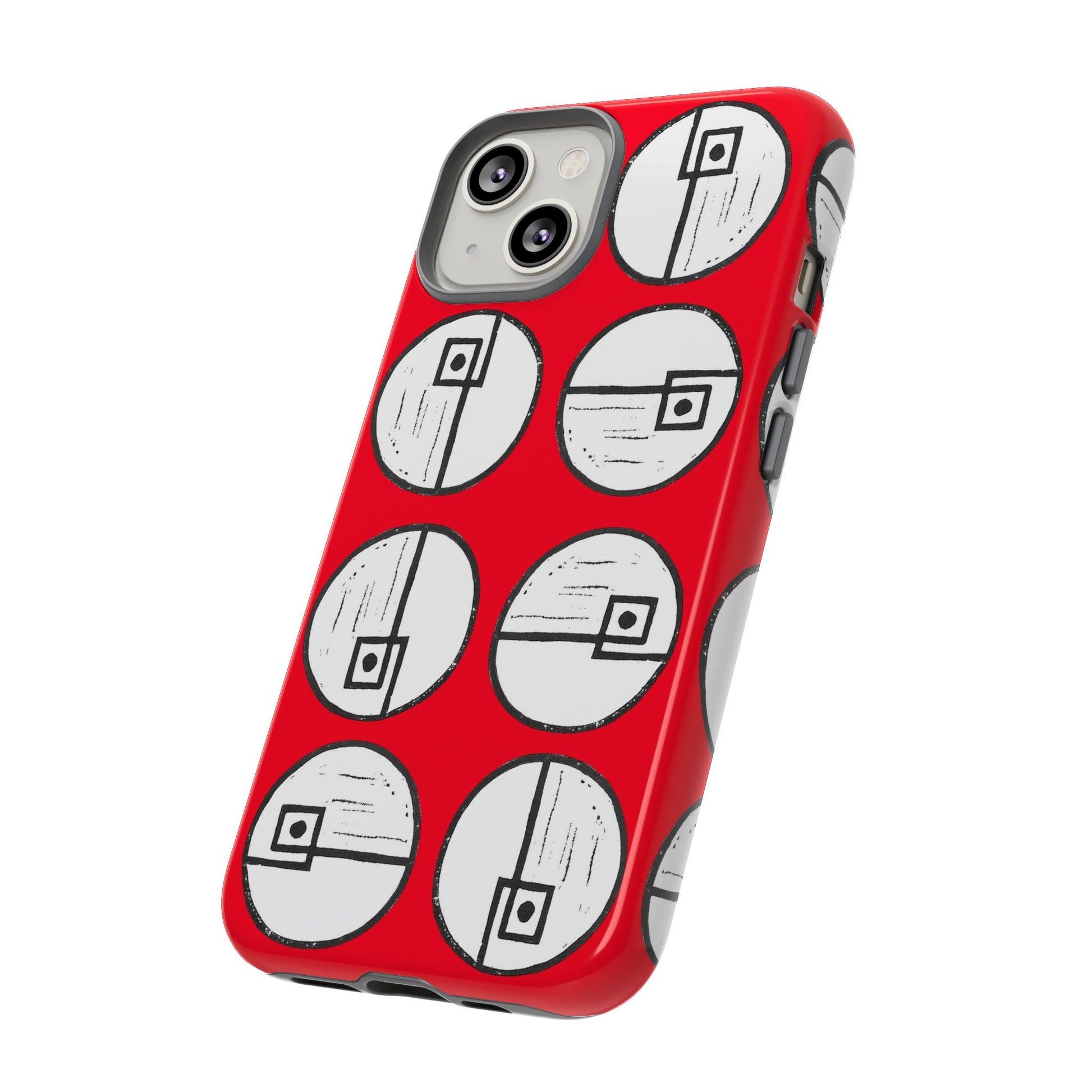 Rotating Rectangle Red - Phone case - InkLovePrint