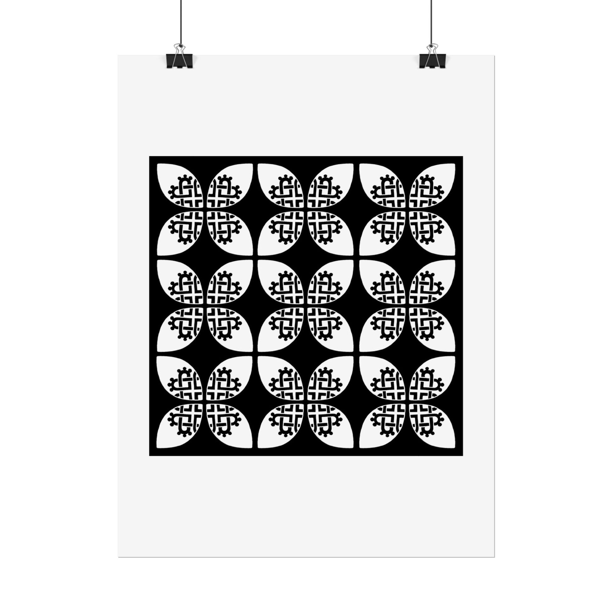 Celtic Heart 9 Tile- Rolled Poster - InkLovePrint