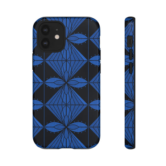 Geometric Blue 1 Phone case - InkLovePrint