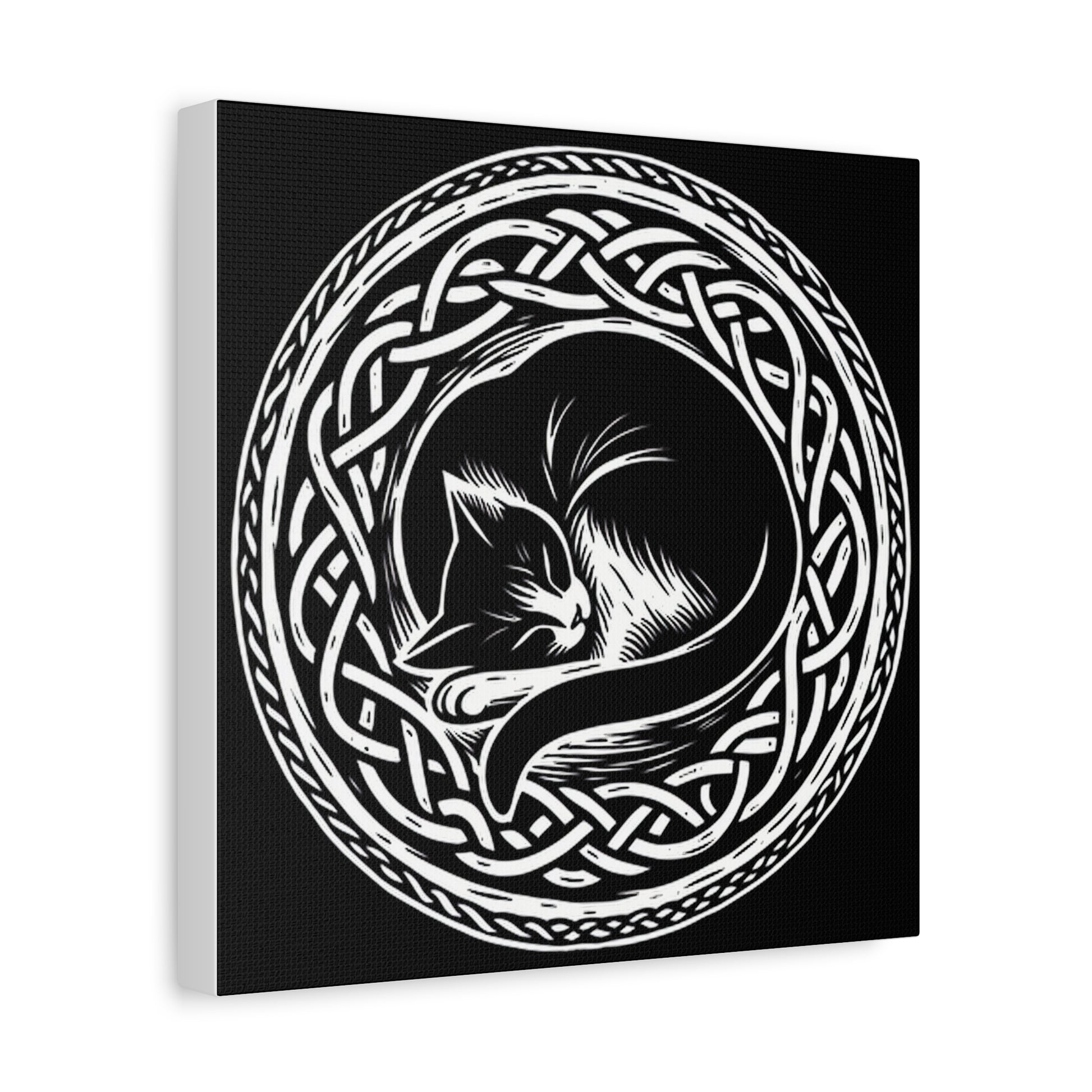 Celtic Cat -Rolled Poster - InkLovePrint