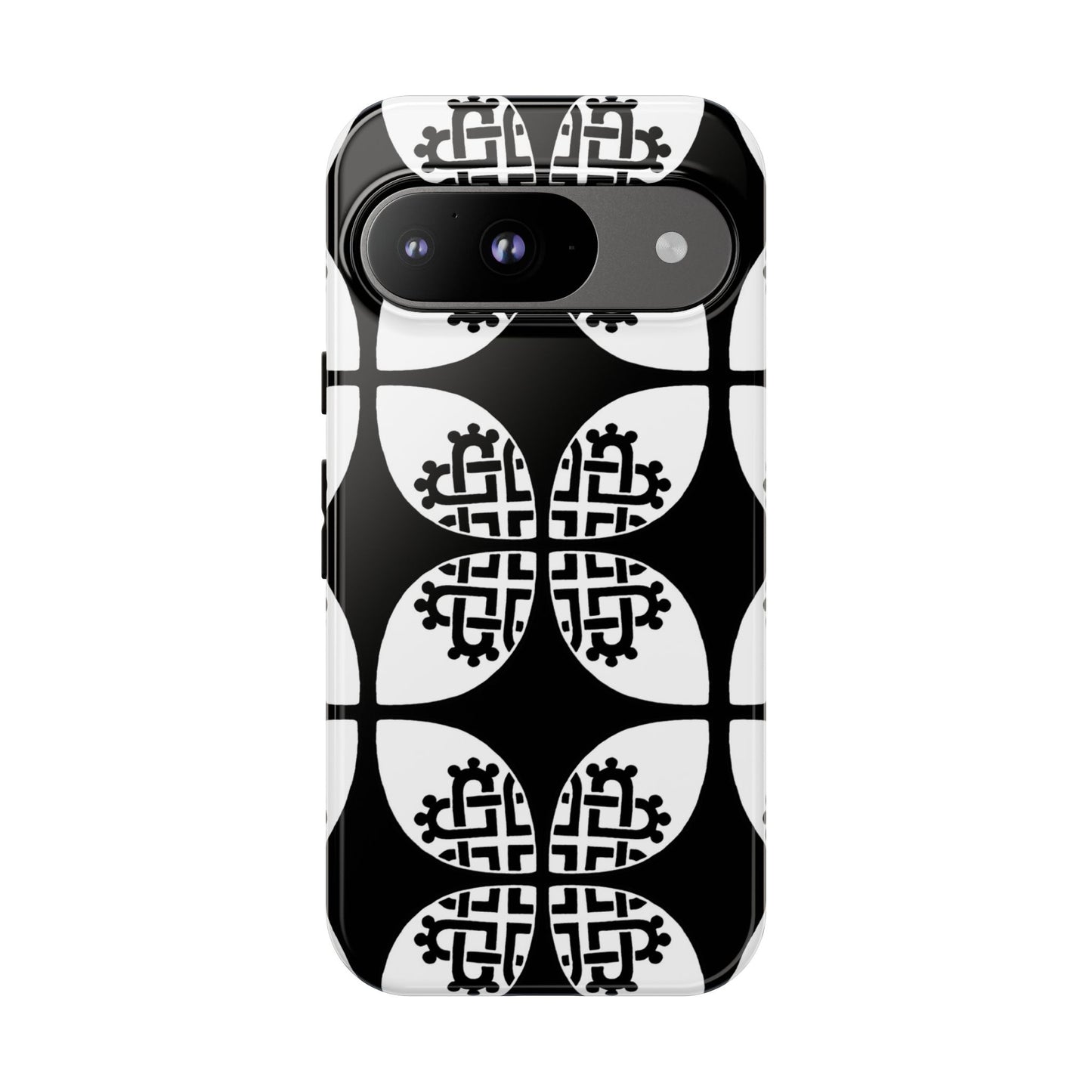Celtic Heart - Black Phone case